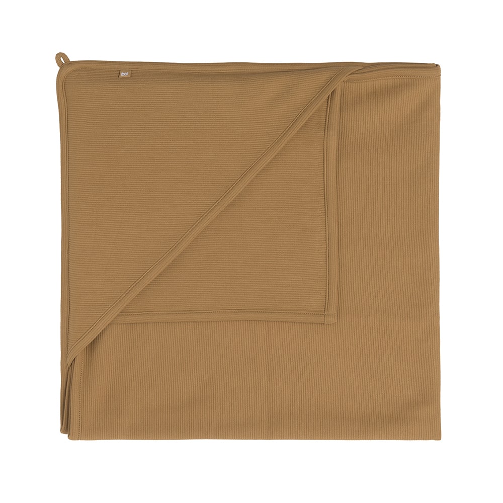 Couverture enveloppante Pure caramel - 75x75