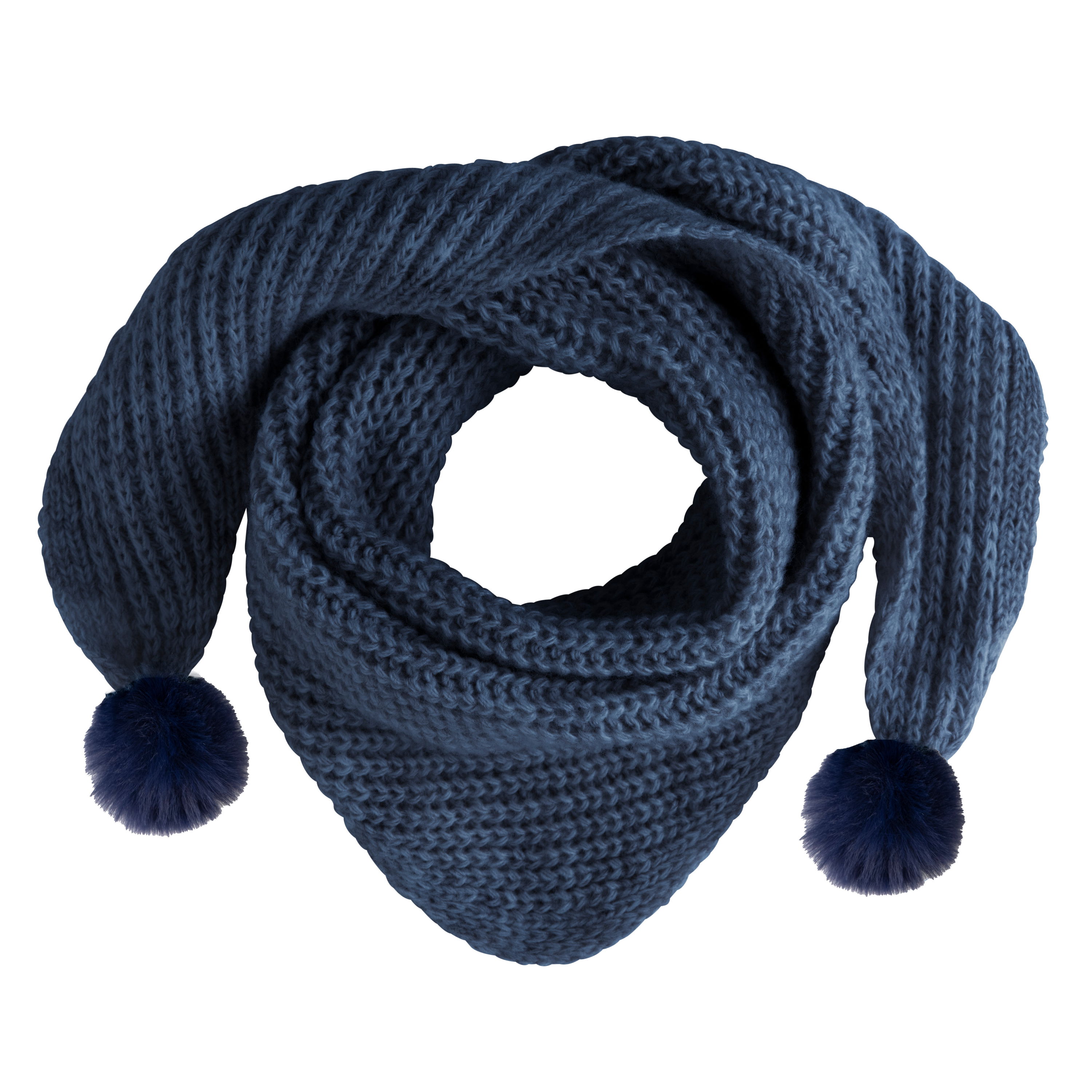 Triangle scarf with pompon Cool jeans - 3-8 years