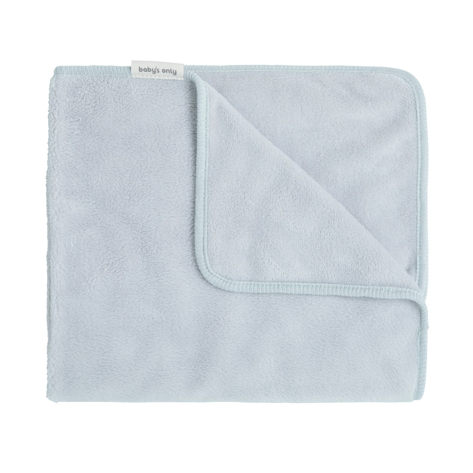 Baby crib blanket Cozy misty blue