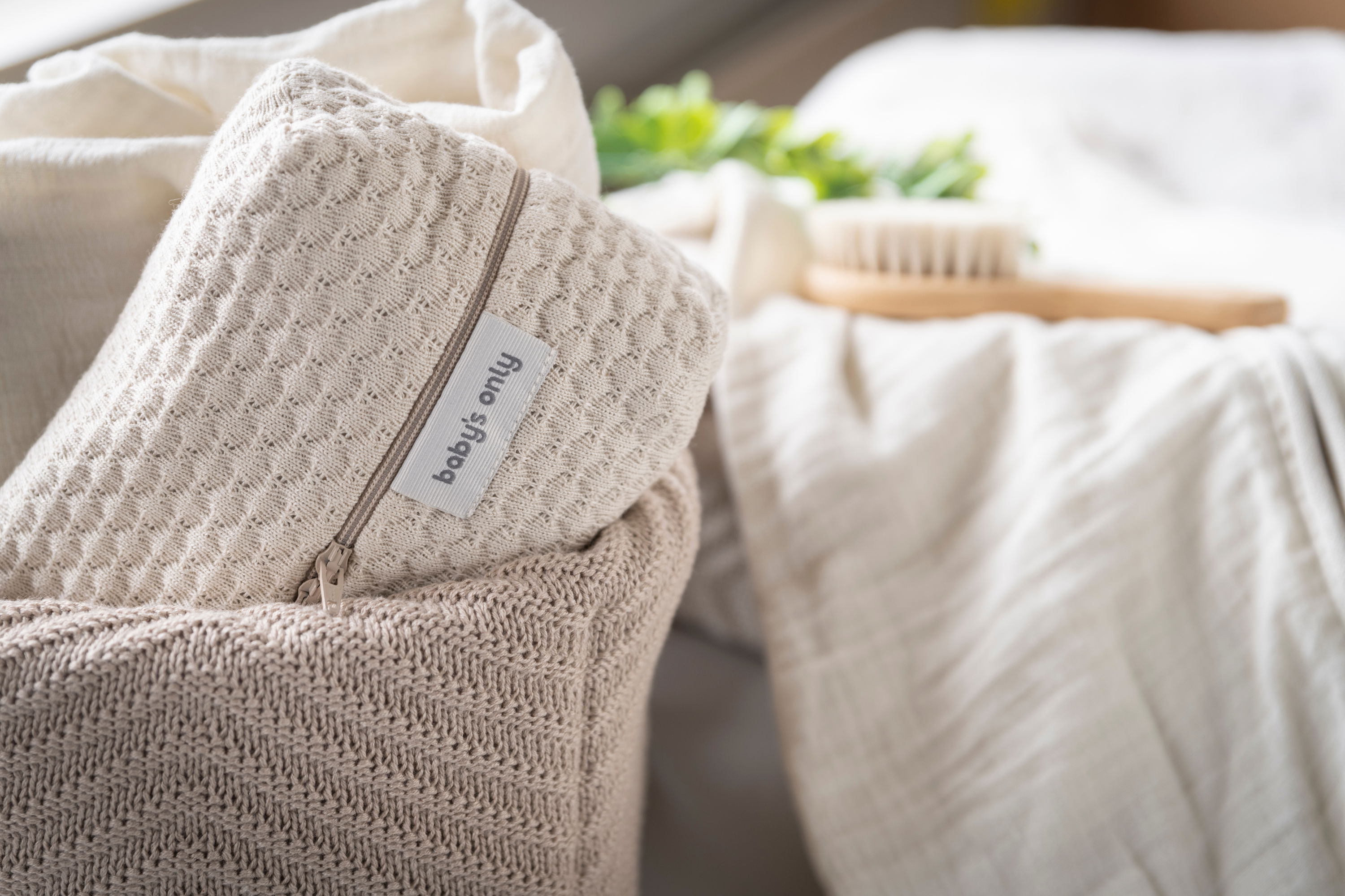 Basket Grace warm linen