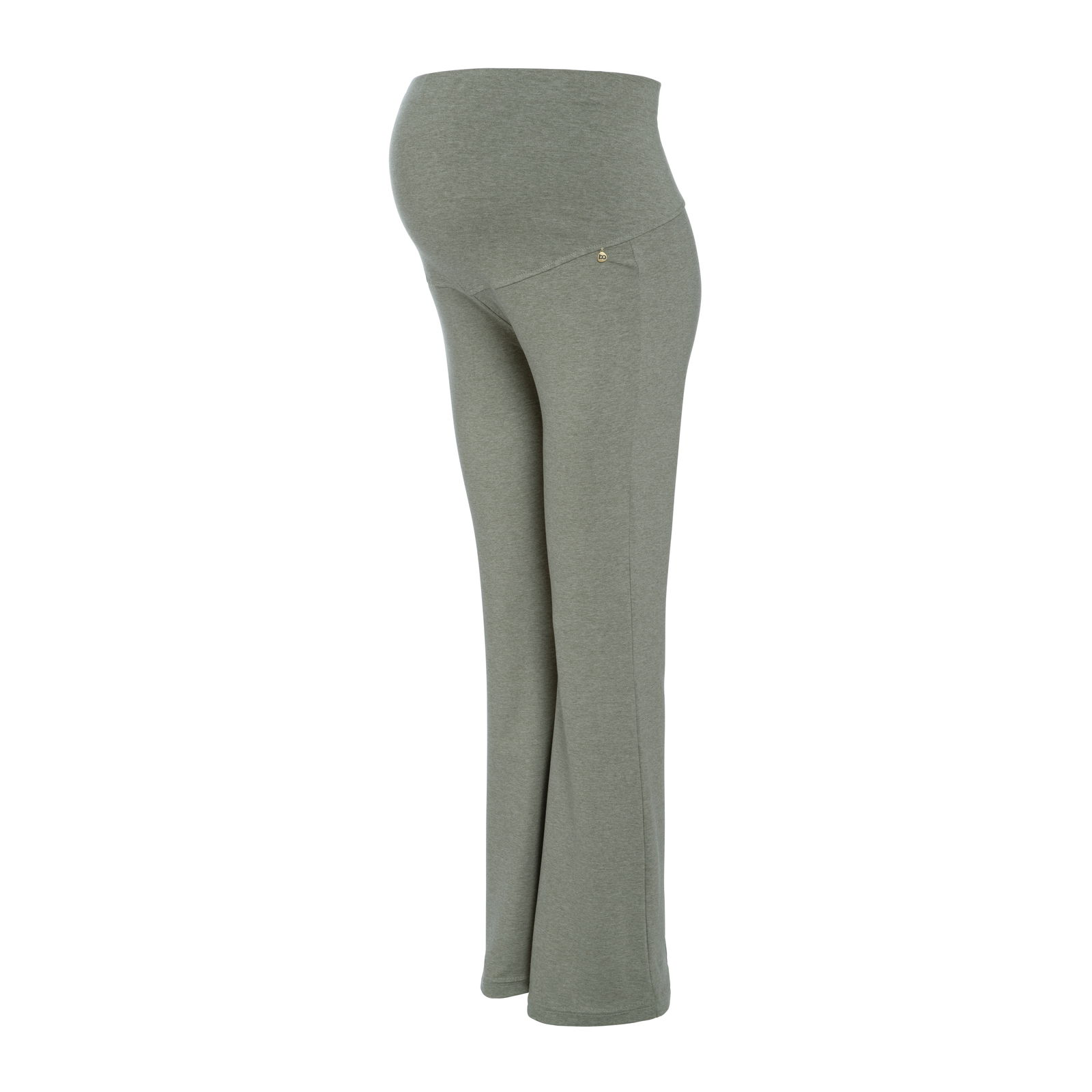 Flared zwangerschapsbroek Glow urban green - L