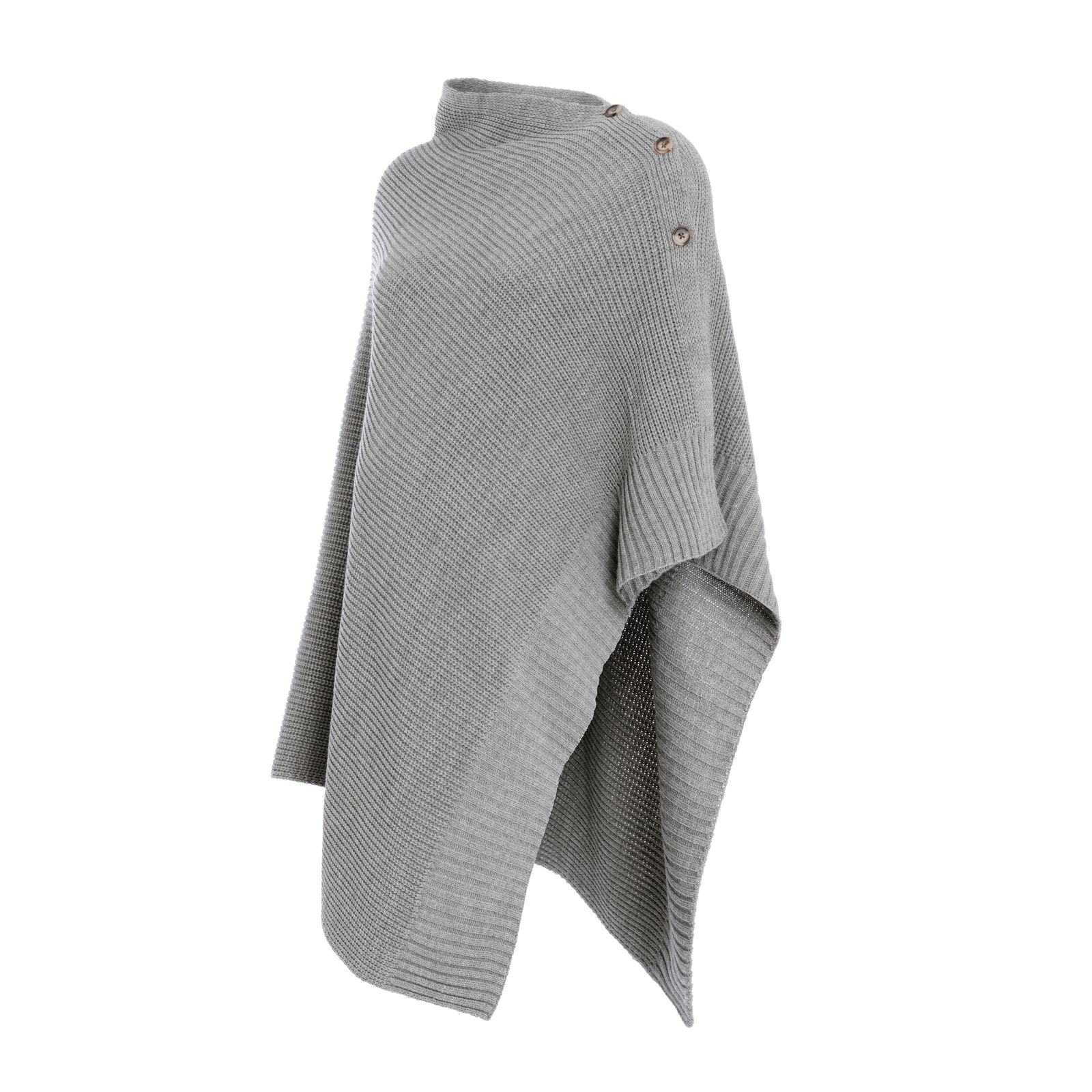 Zwangerschaps poncho Glow dusty grey