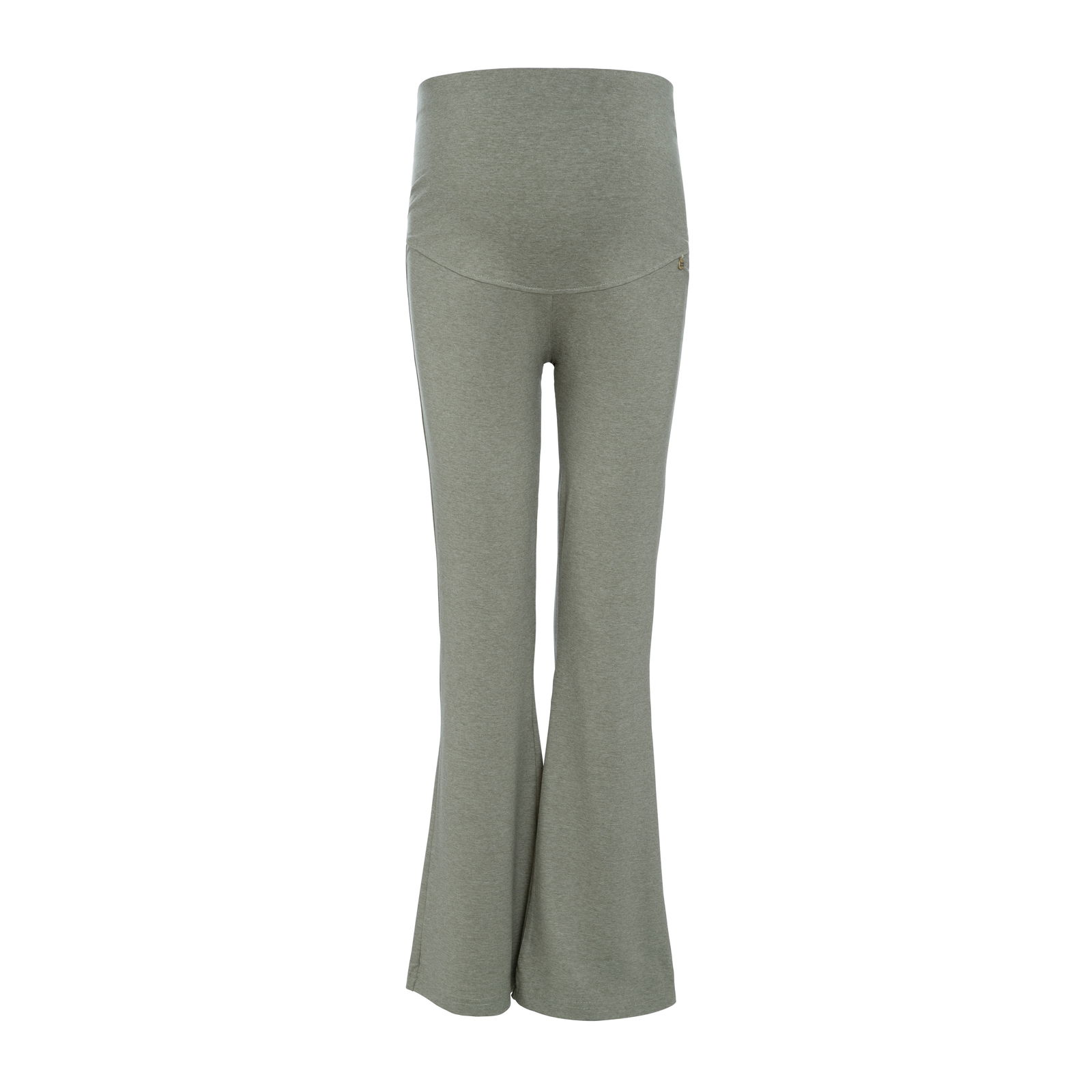 Flared zwangerschapsbroek Glow urban green - L