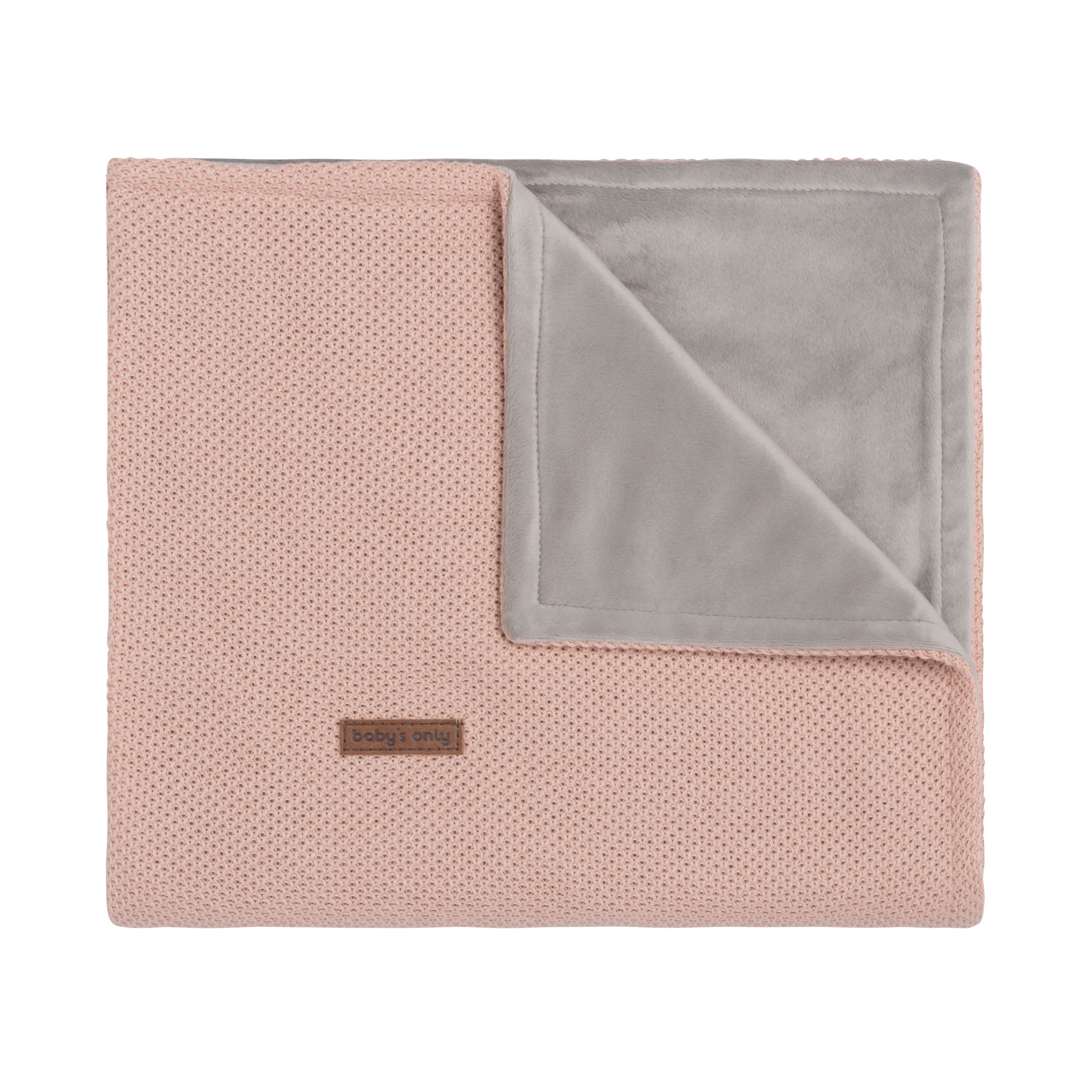 Ledikantdeken soft Classic blush