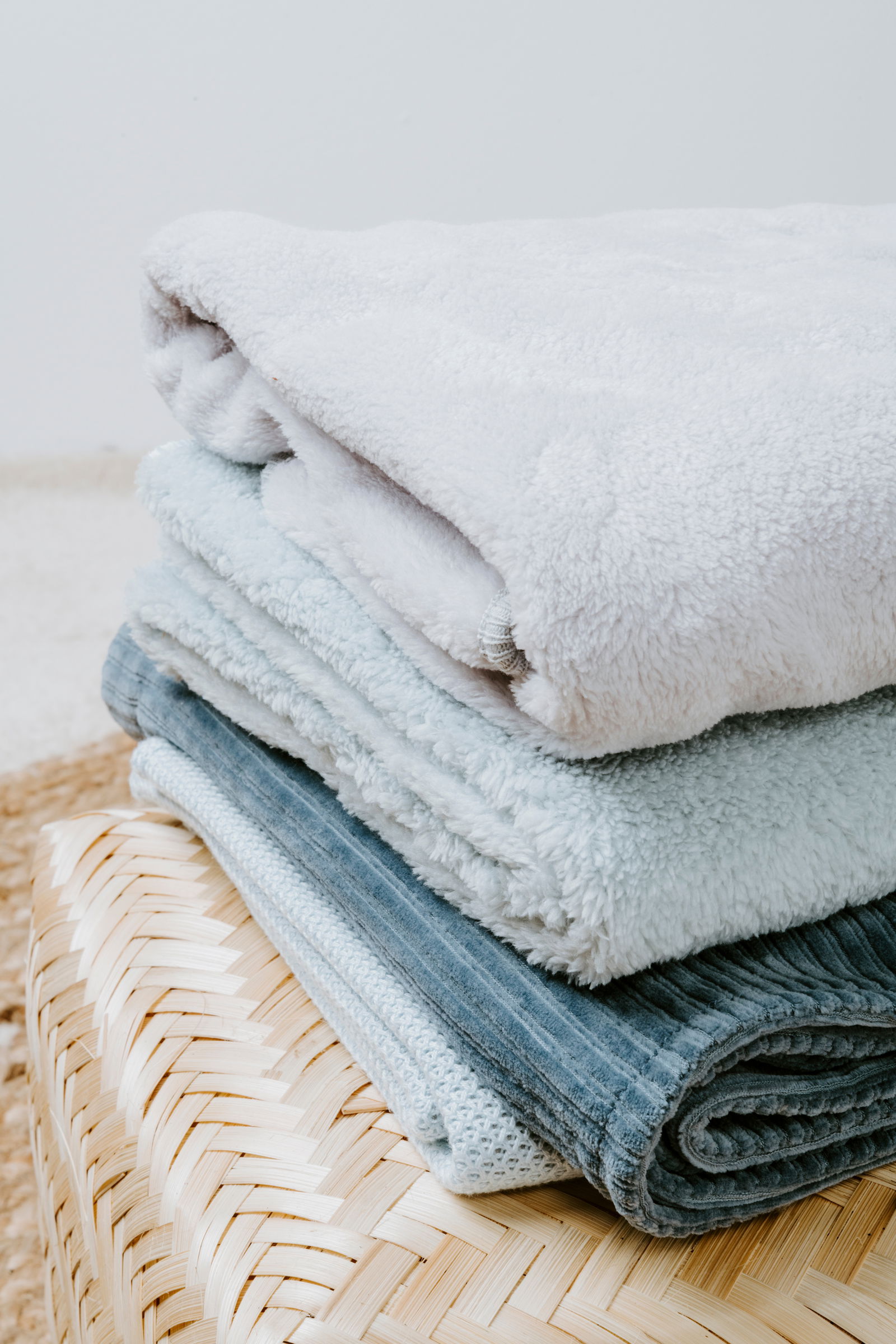 Cot blanket Cozy dusty grey