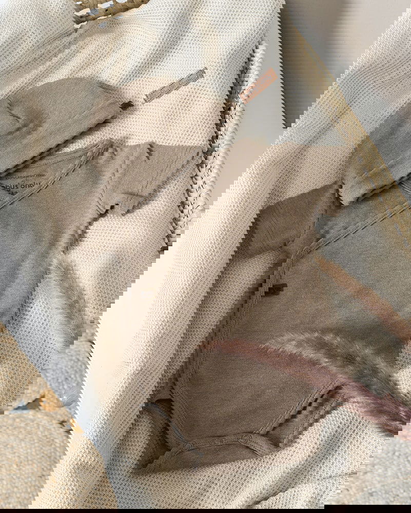 Mutsje Melange warm linen - prematuur