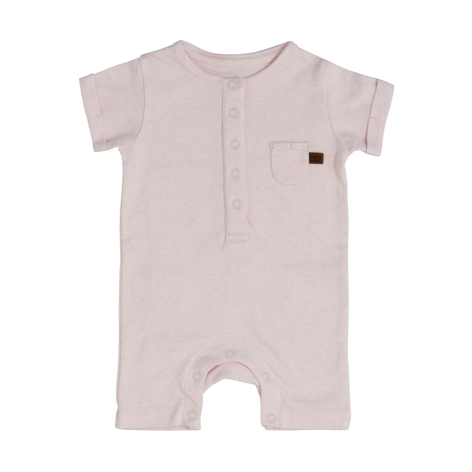 Boxpakje korte mouw Melange classic roze - 68