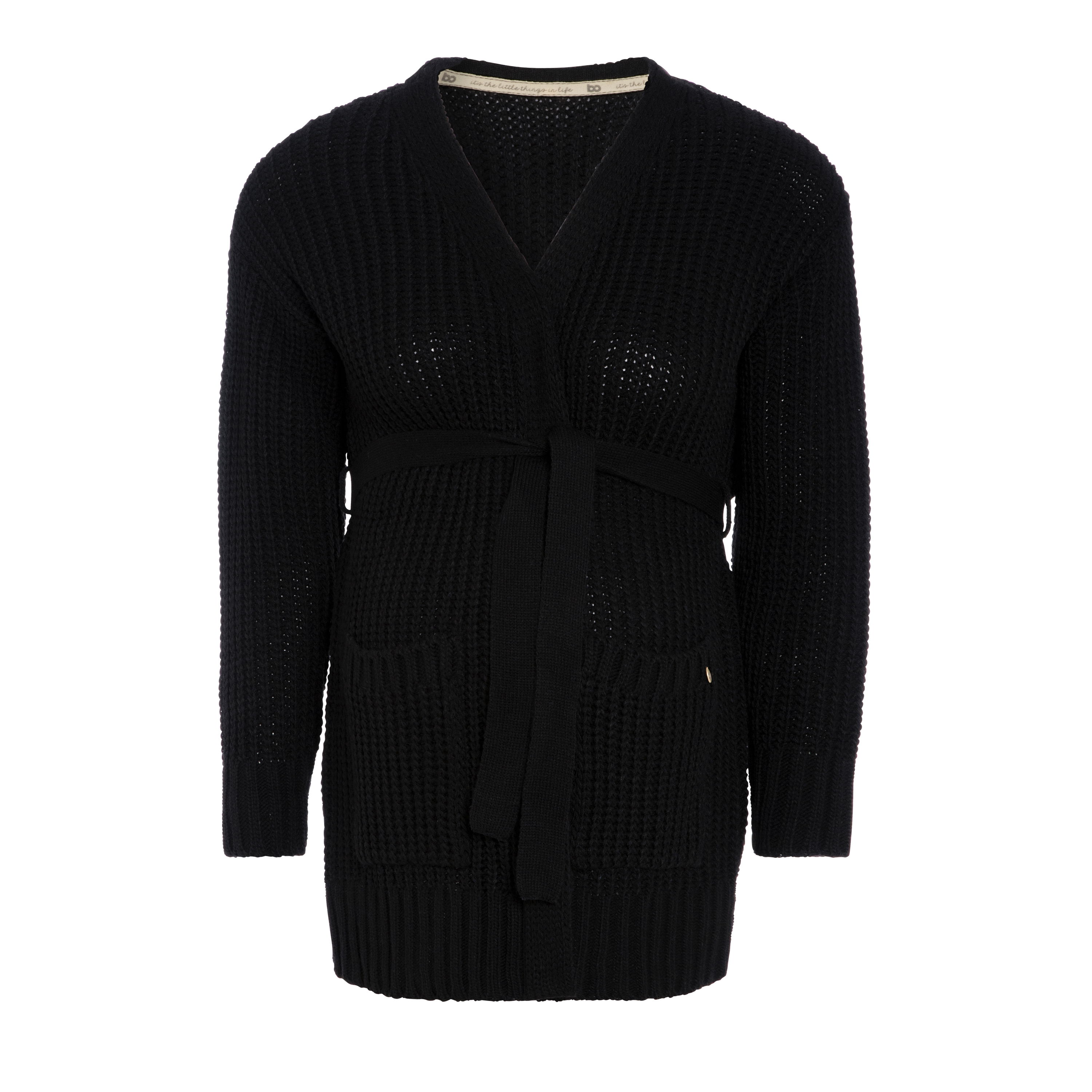 Maternity cardigan Glow black - M