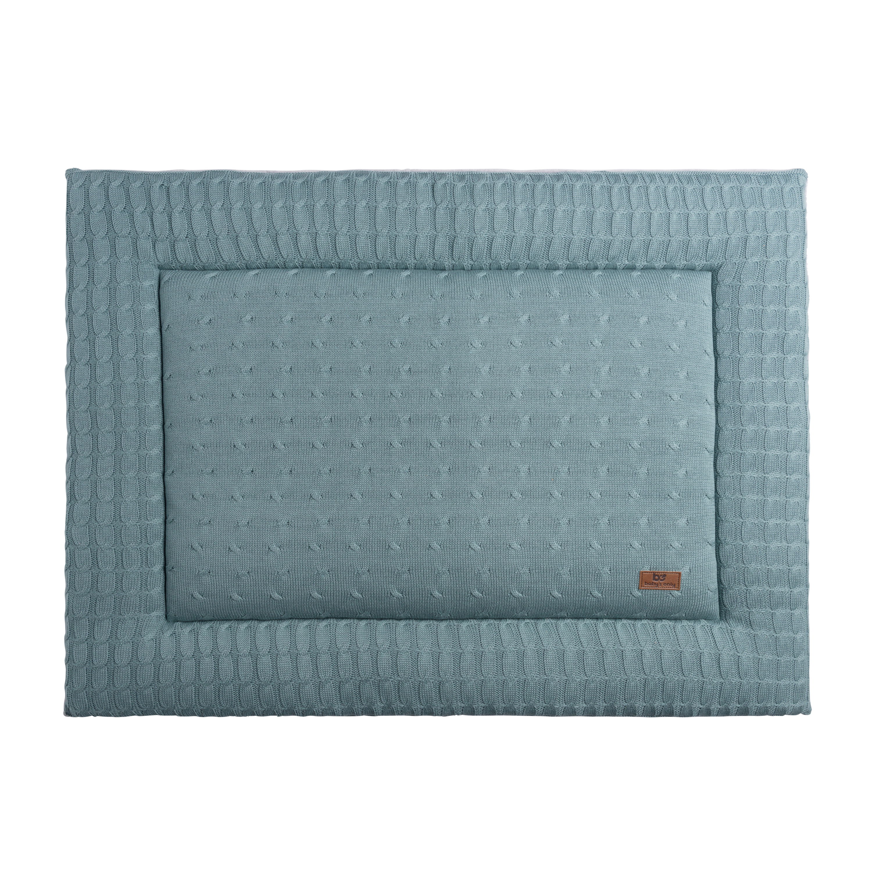 Playpen mat Cable stonegreen - 75x95