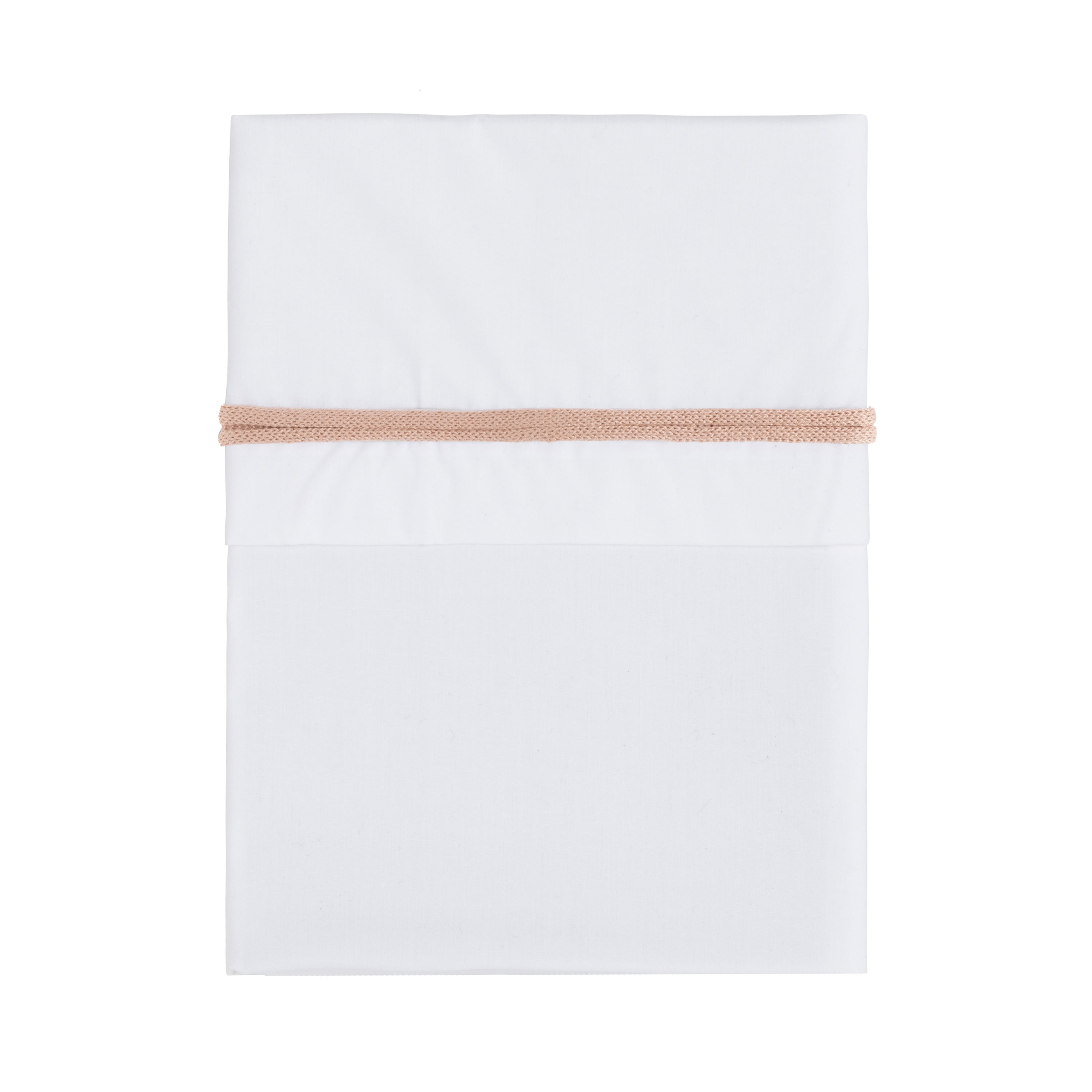 Drap berceau ruban tissé tuscany/blanc