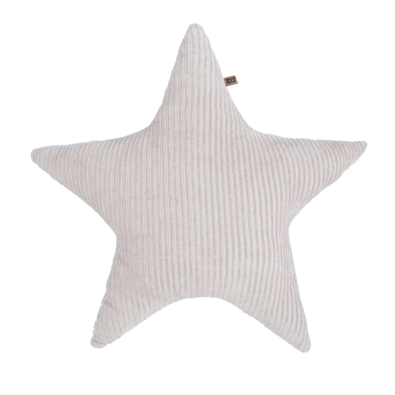 Kussen ster teddy Sense kiezelgrijs - 1