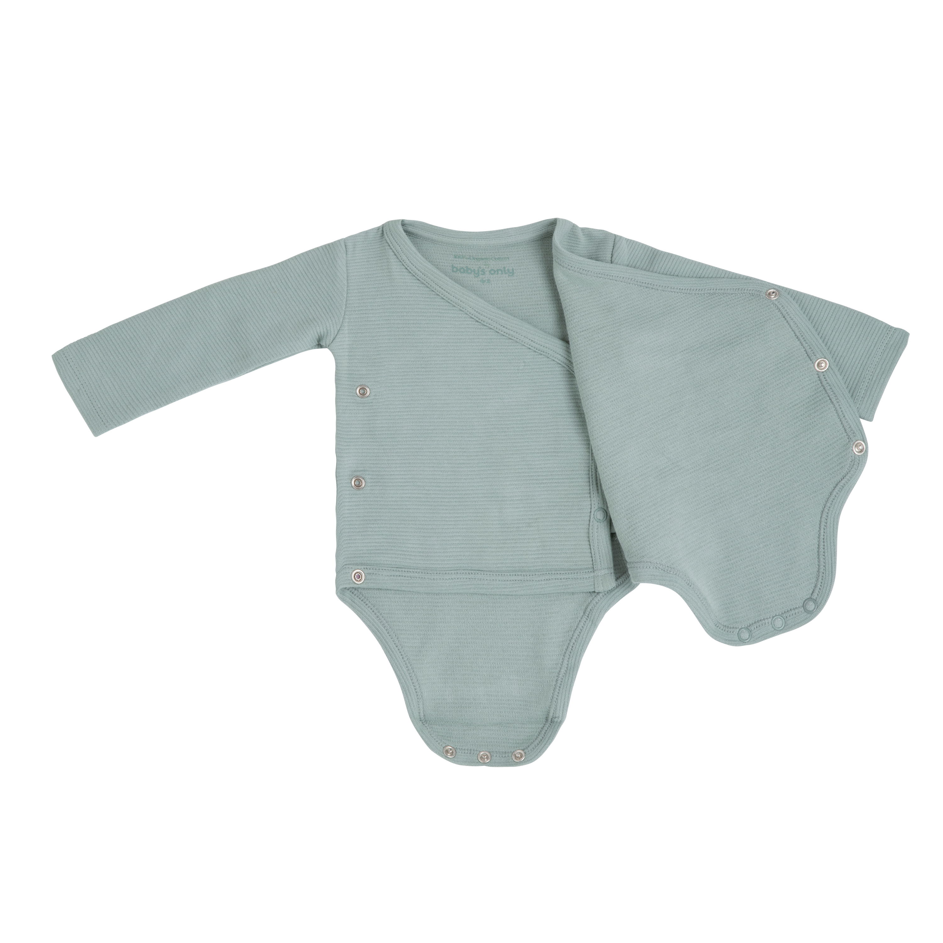 Baby Body Langen Ärmeln Pure Dusty Green - 62