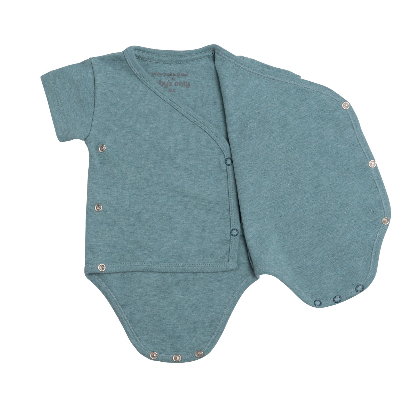Romper Melange stonegreen - 68