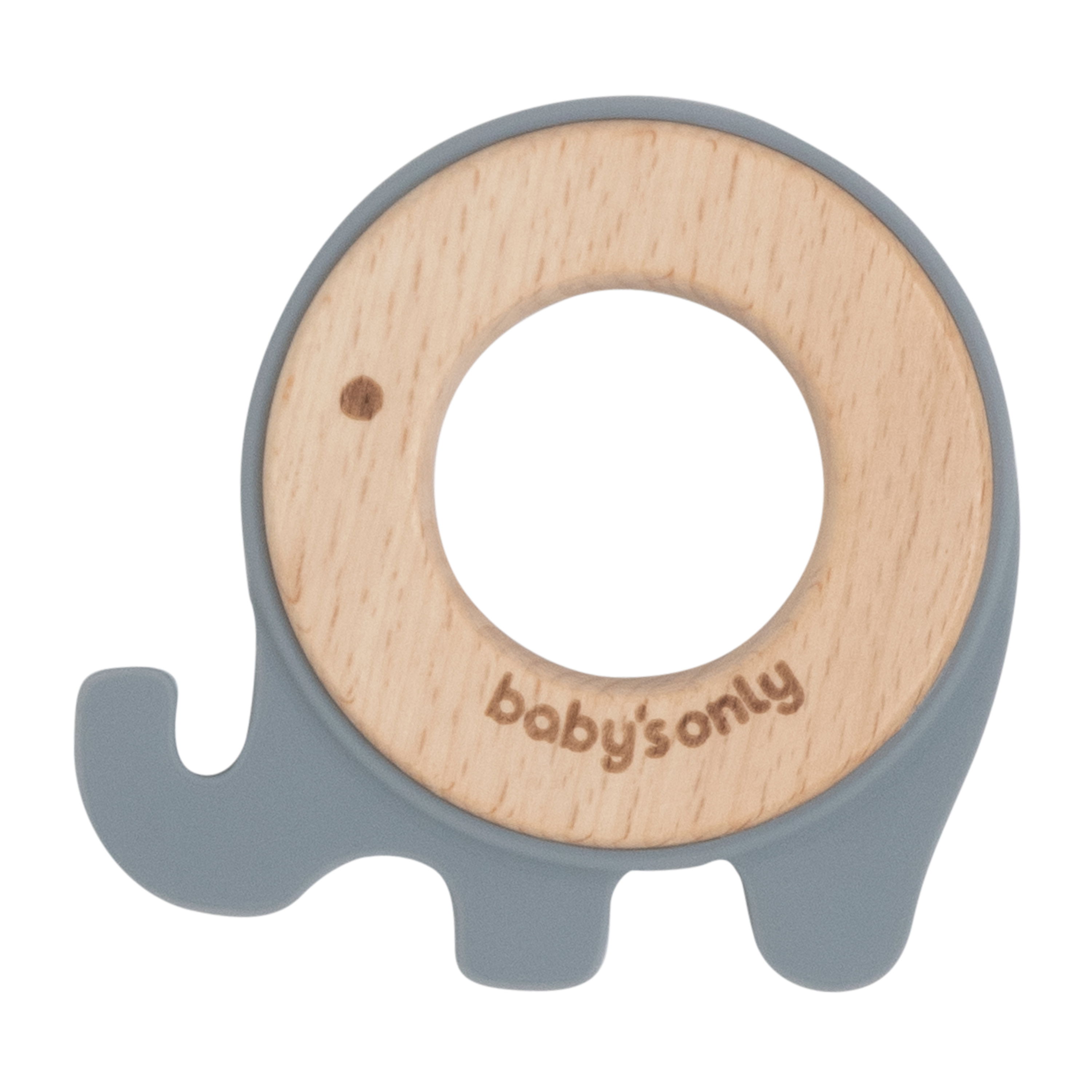 Teething ring elephant grey