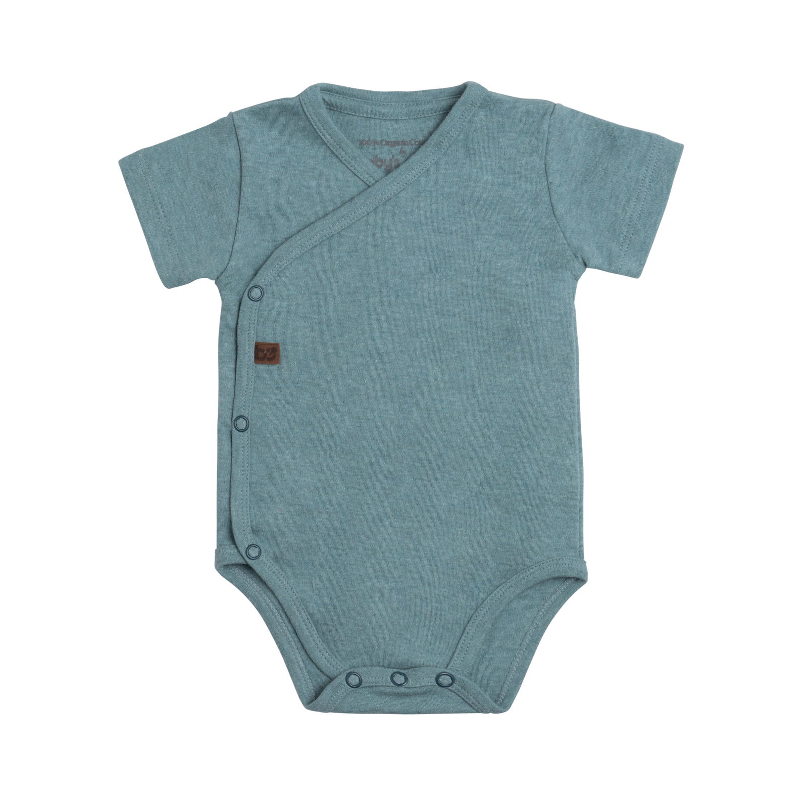 Romper Melange stonegreen - 68