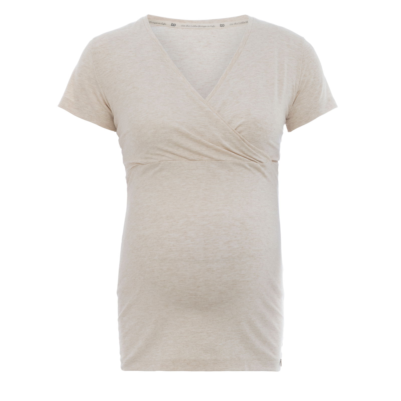 T-shirt de maternité Glow ecru - S - Avec fonction d&#039;alimentation