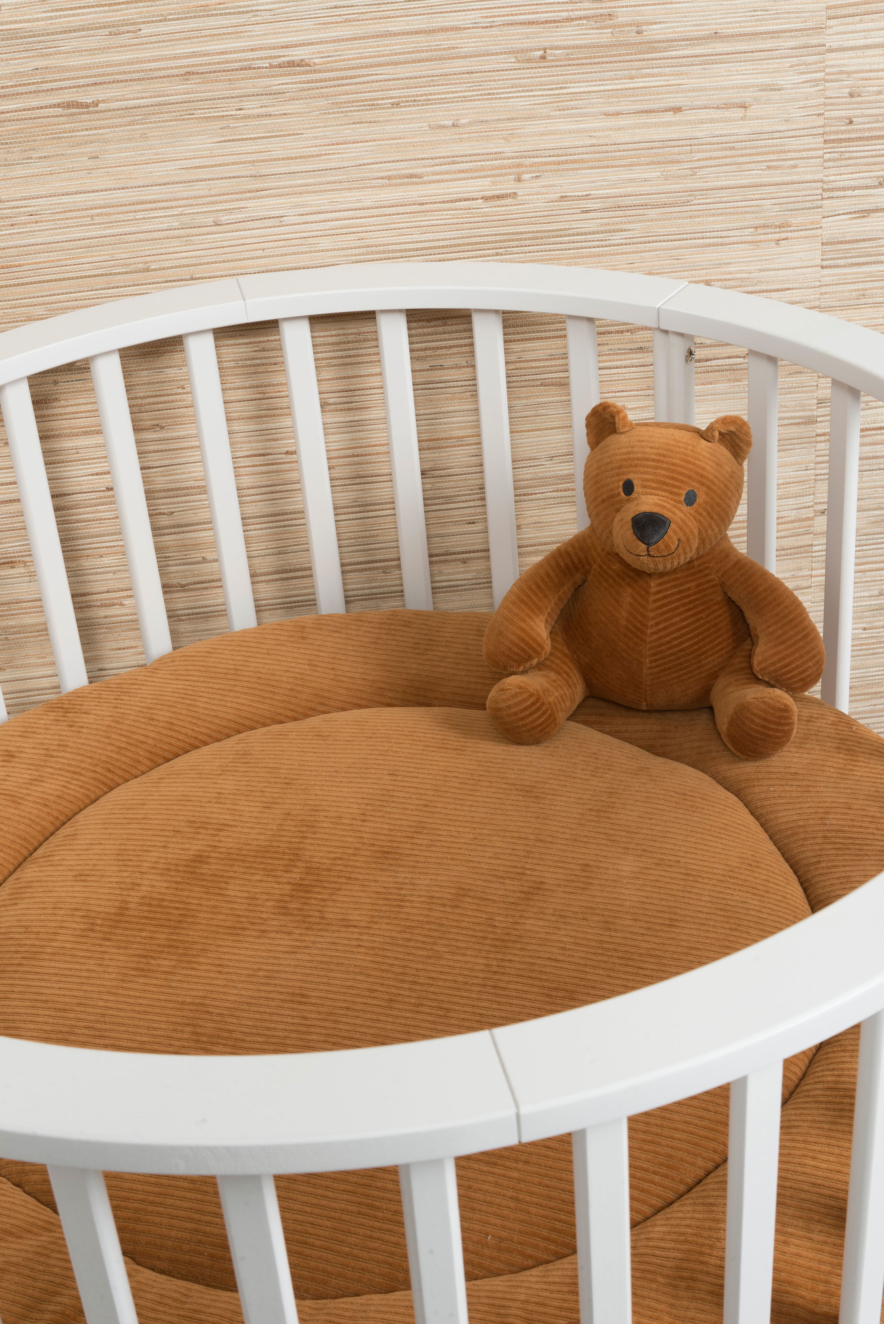 Playpen mat Sense caramel - Ø90 cm