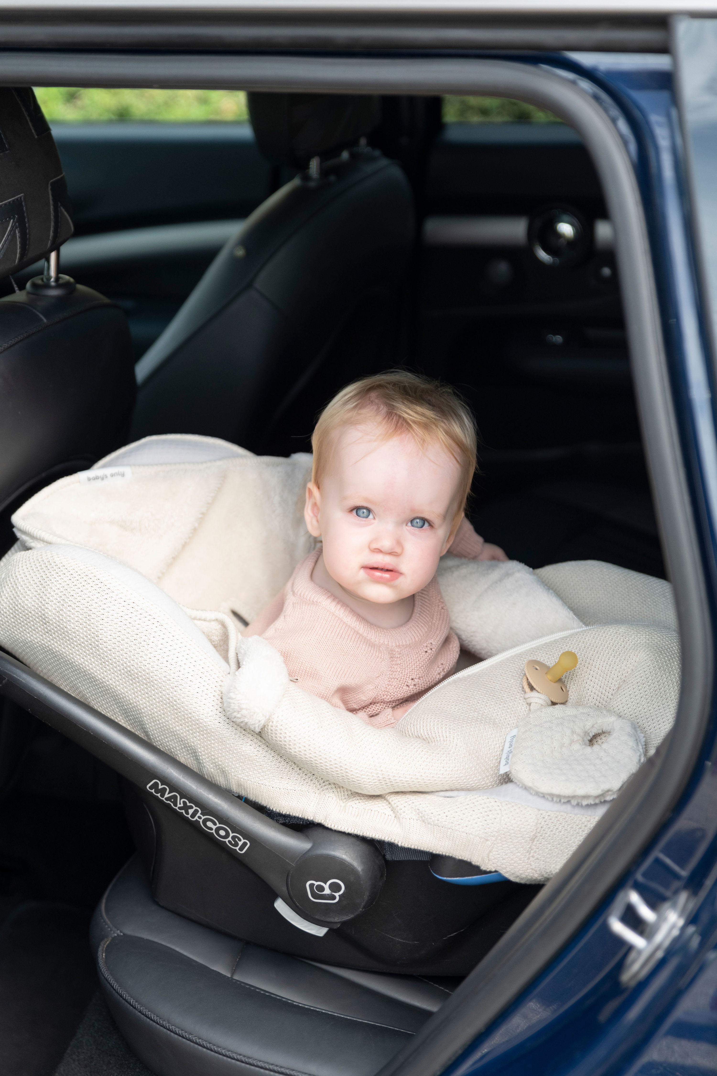 Footmuff car seat 0+ Classic pink