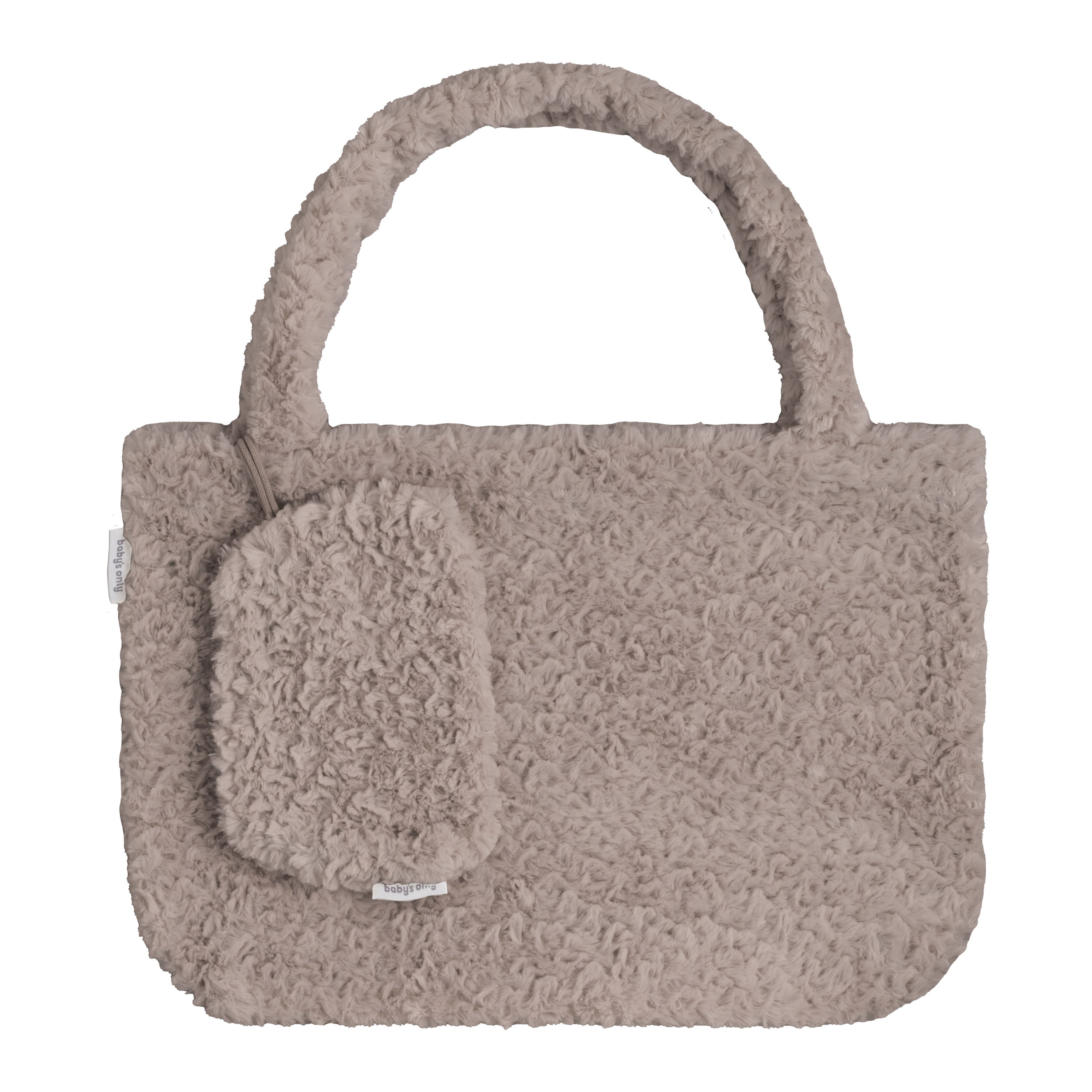 Mom bag Snow taupe - with pouch