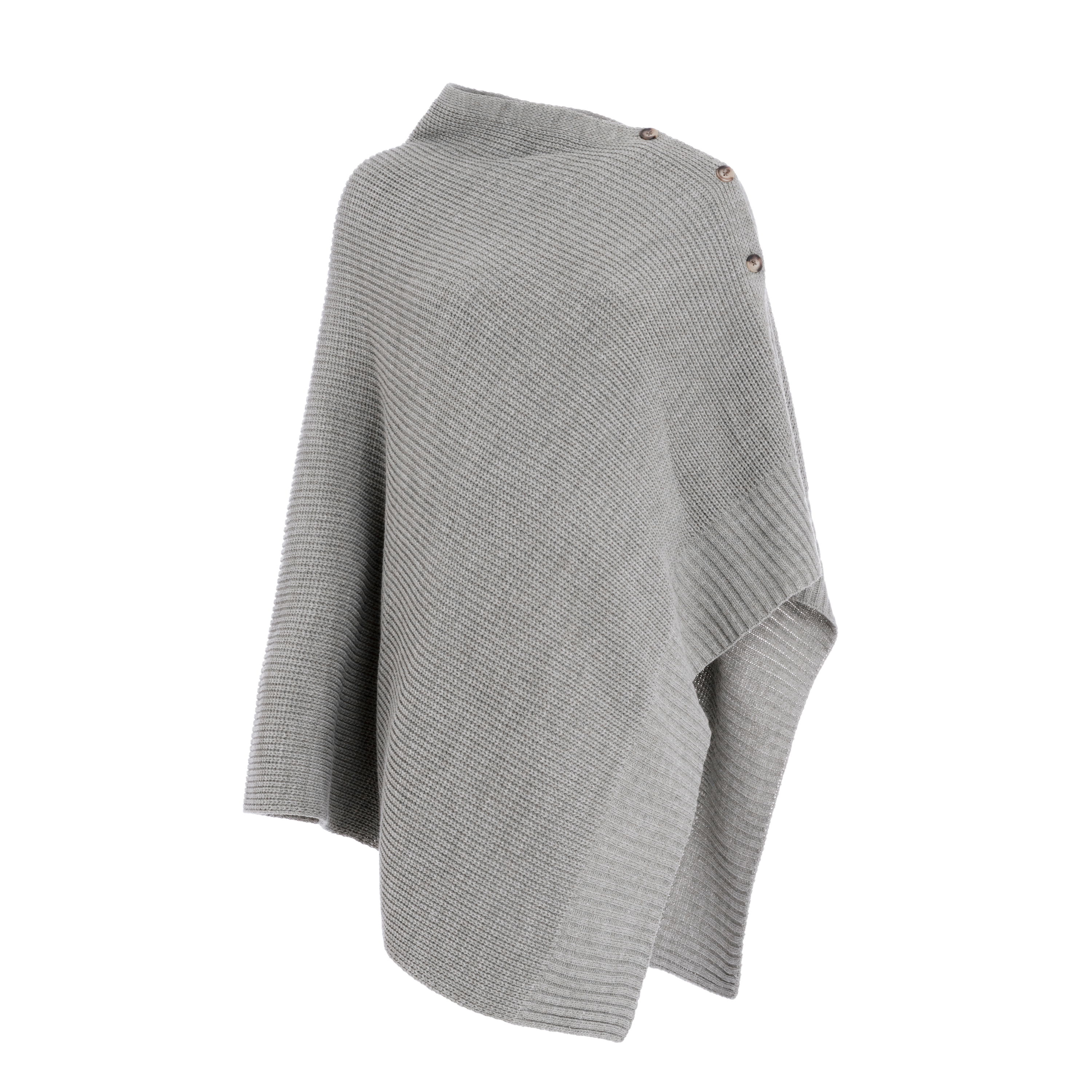 Zwangerschaps poncho Glow dusty grey