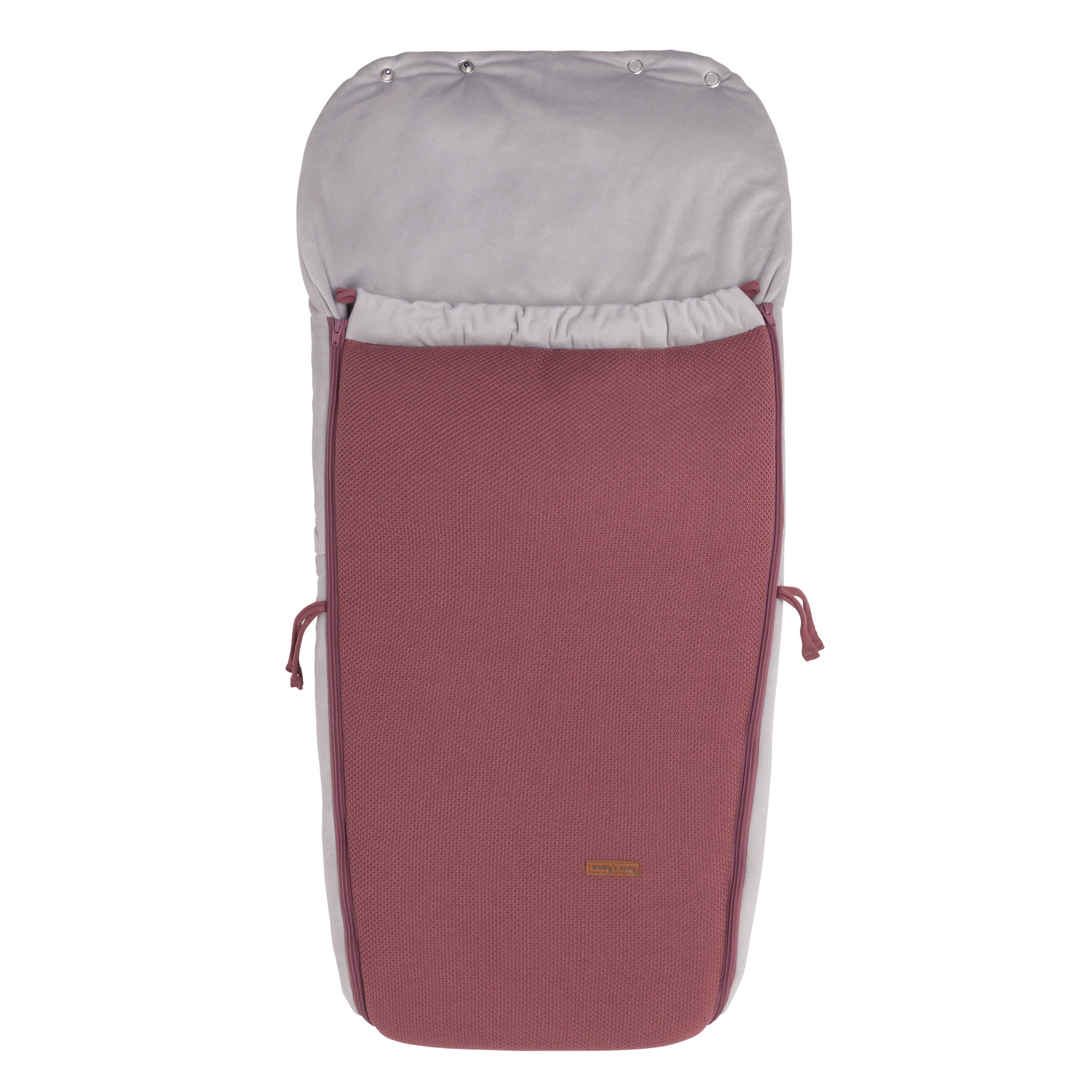 Voetenzak buggy Classic stone red