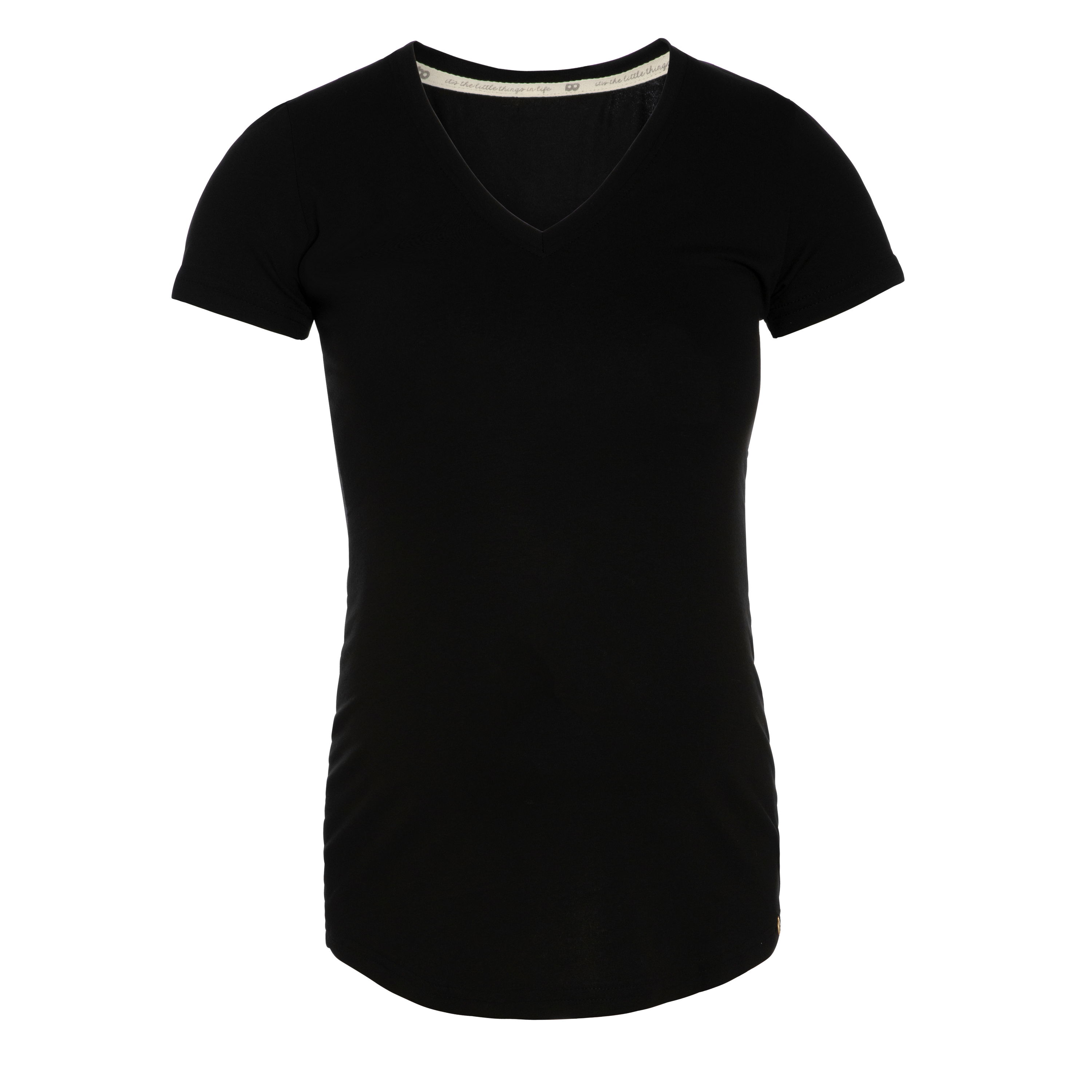 T-shirt de maternité Glow noir - L