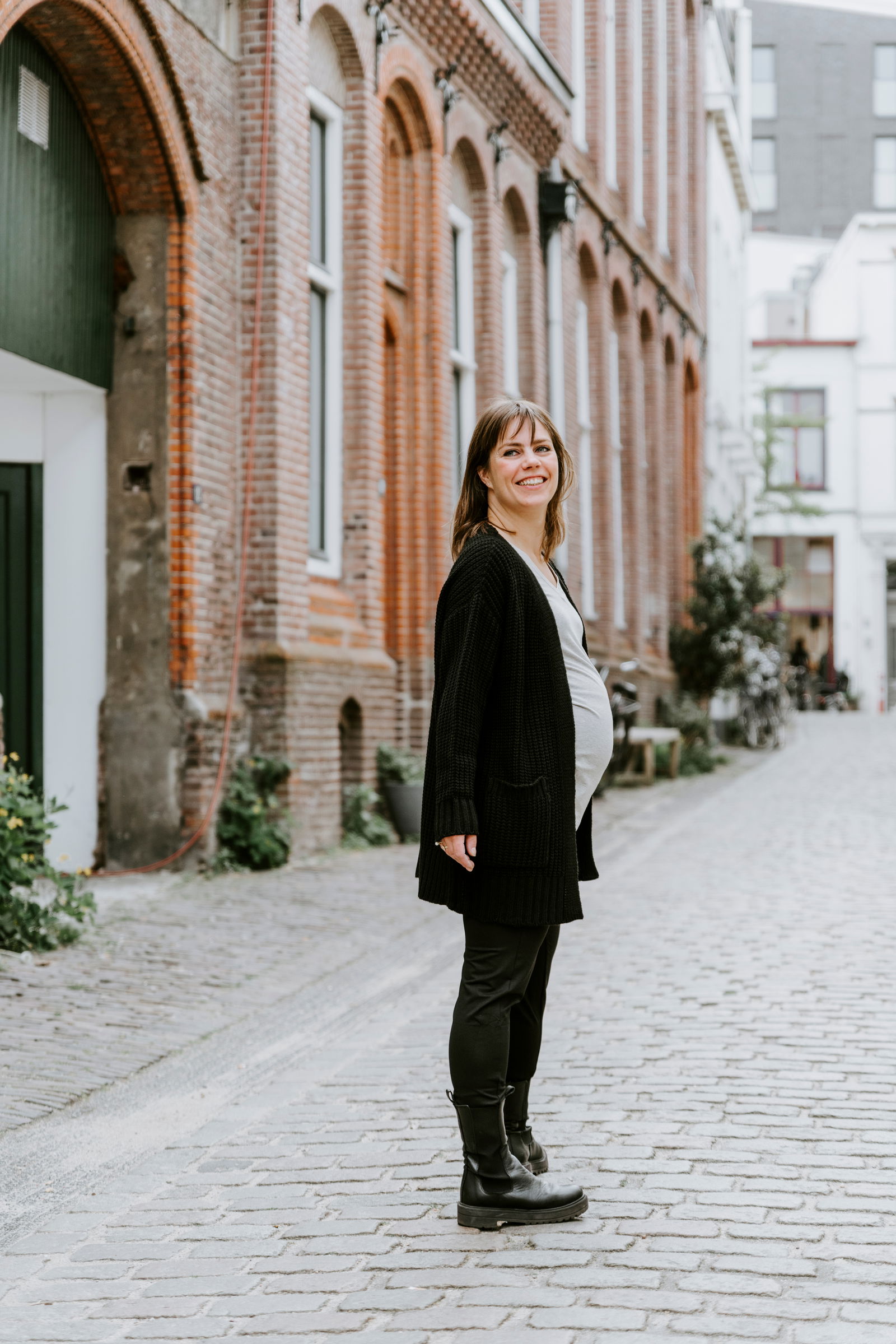 Zwangerschapsbroek Glow ecru - XL