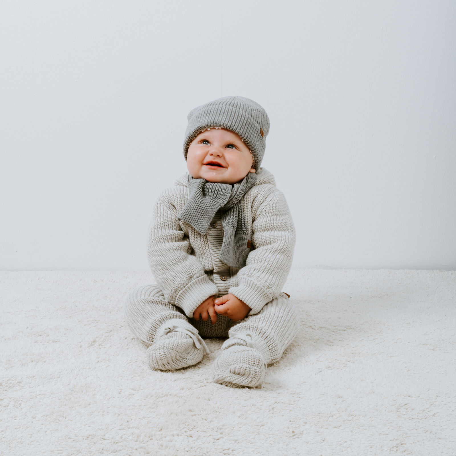 Booties Teddyfutter Soul Grau - 0-3 Monate