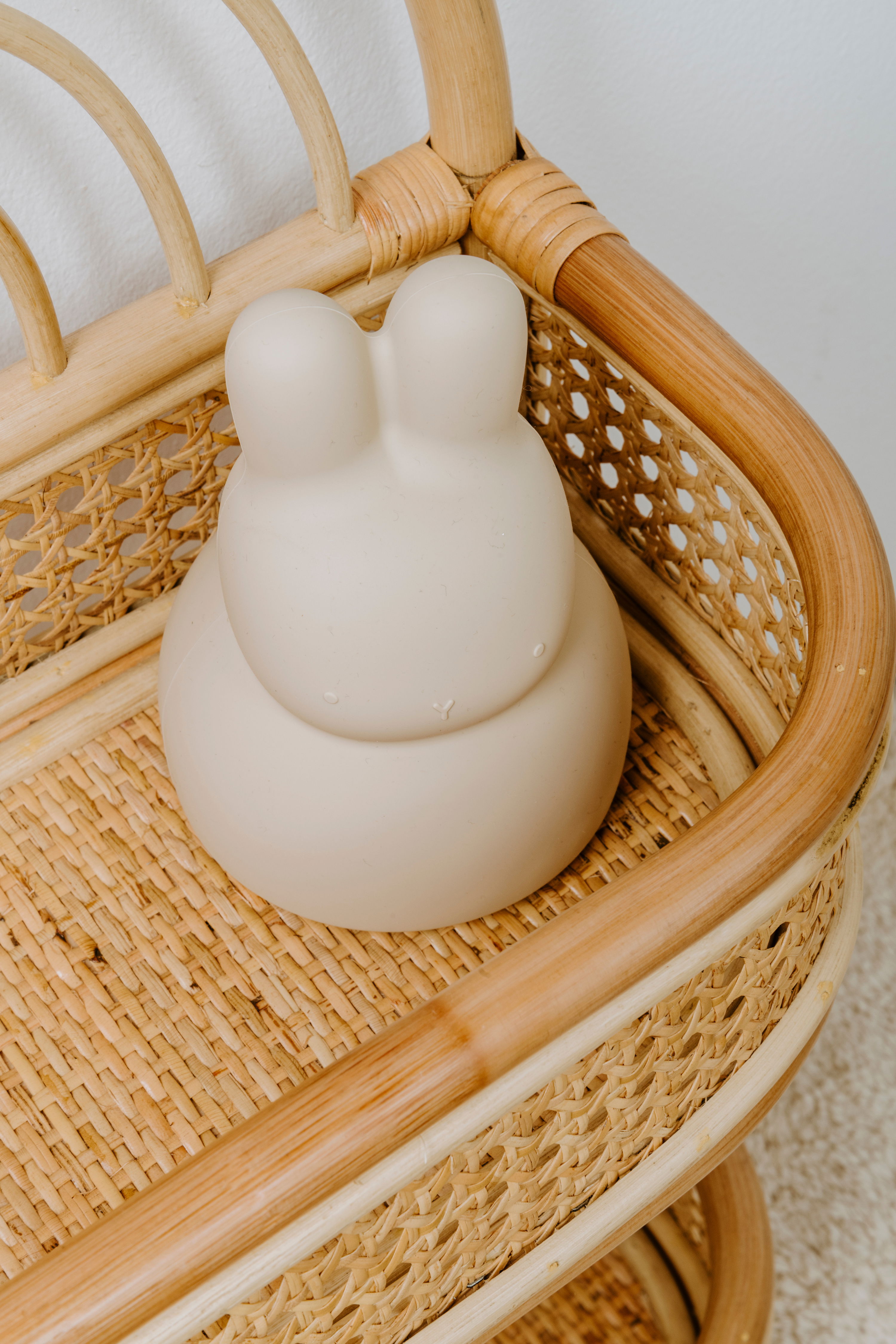 Money box rabbit warm linen