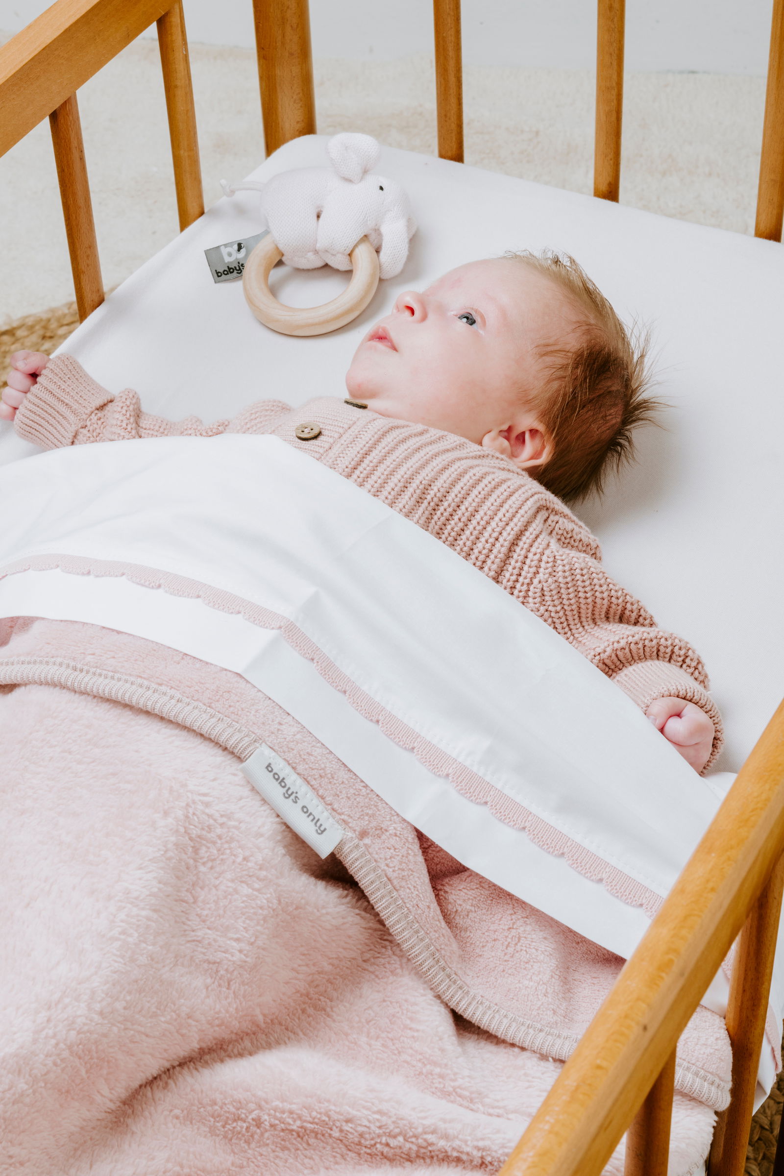 Cot blanket Cozy dusty grey