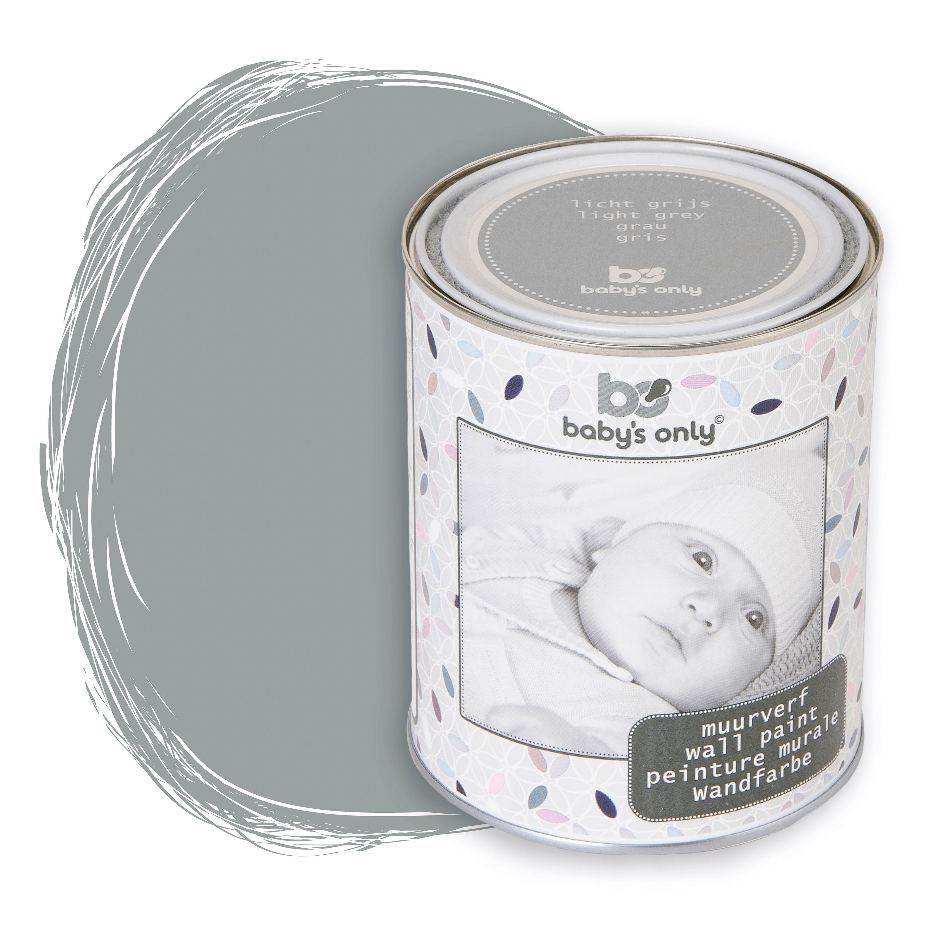 Wall paint grey - 1 liter