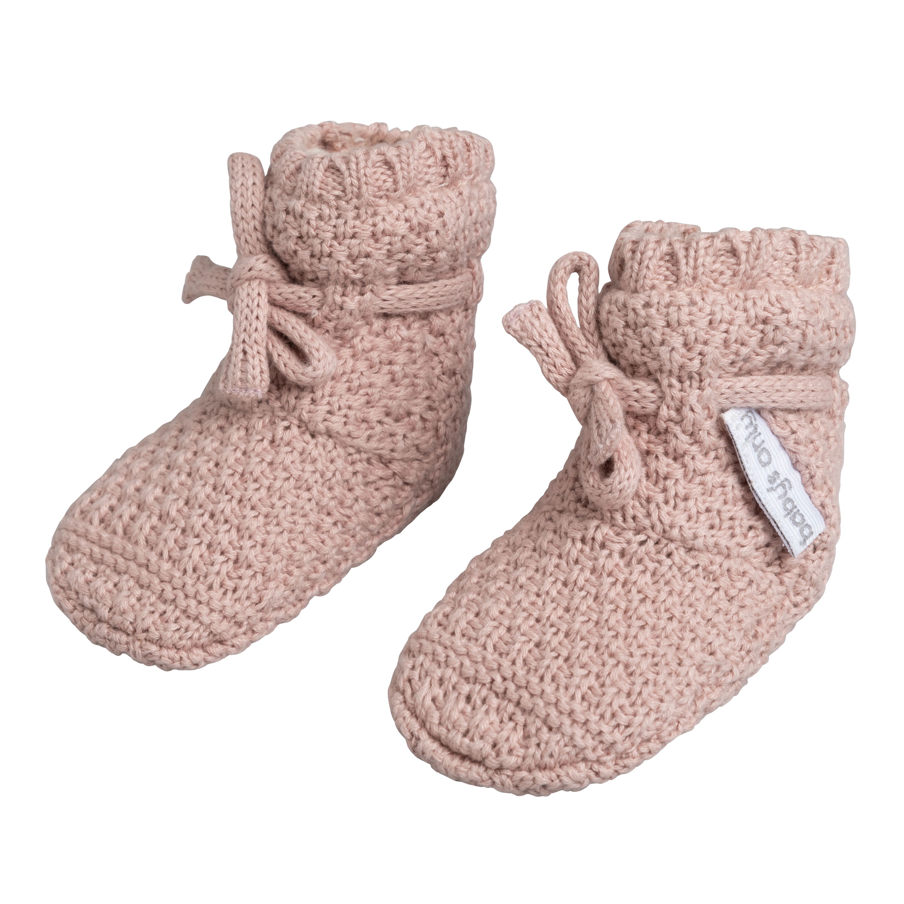 Chaussons teddy Willow vieux rose - 0-3 mois