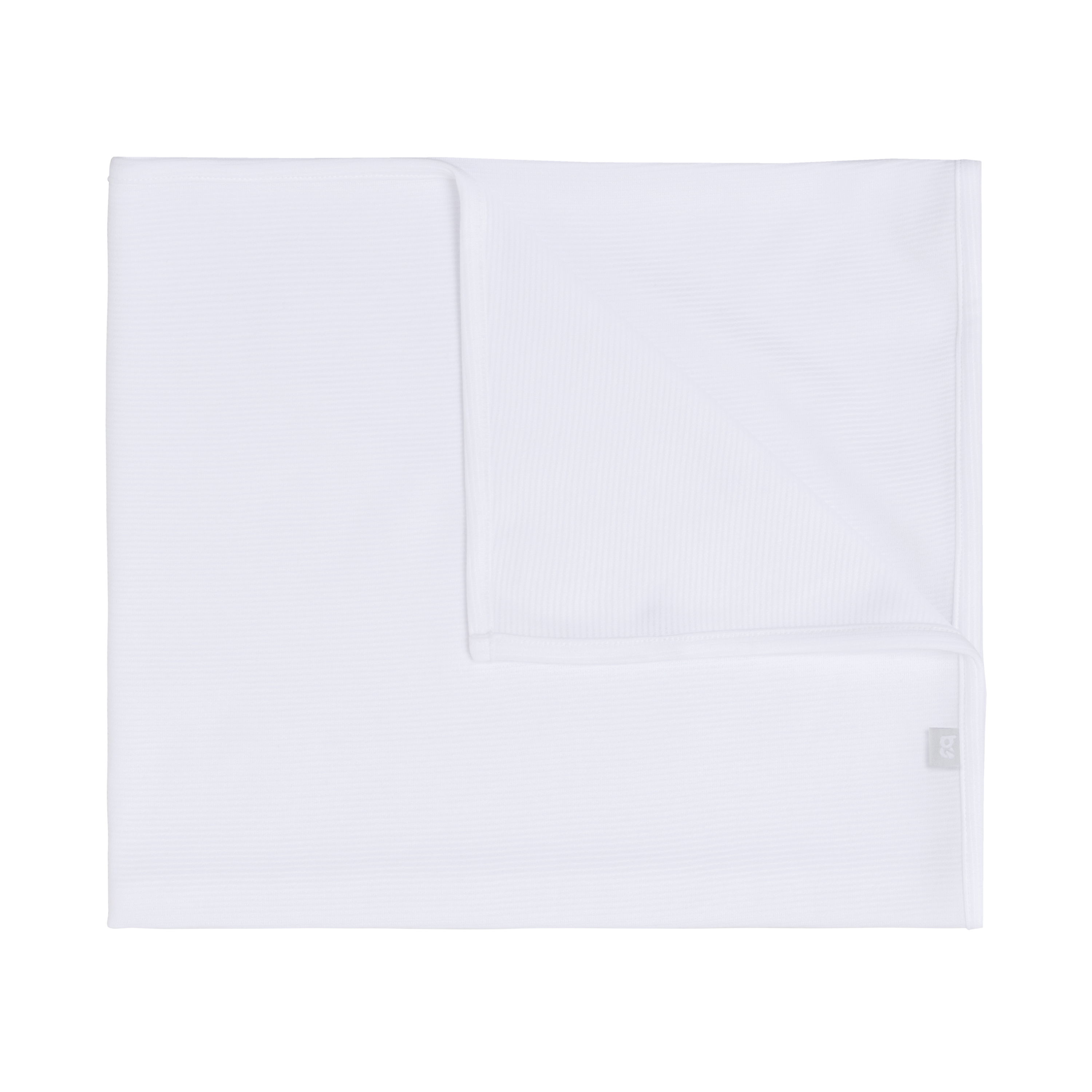 Baby crib blanket Pure white