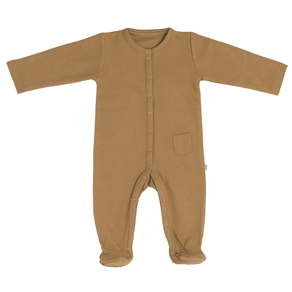 Playsuit with feet Pure caramel - 56