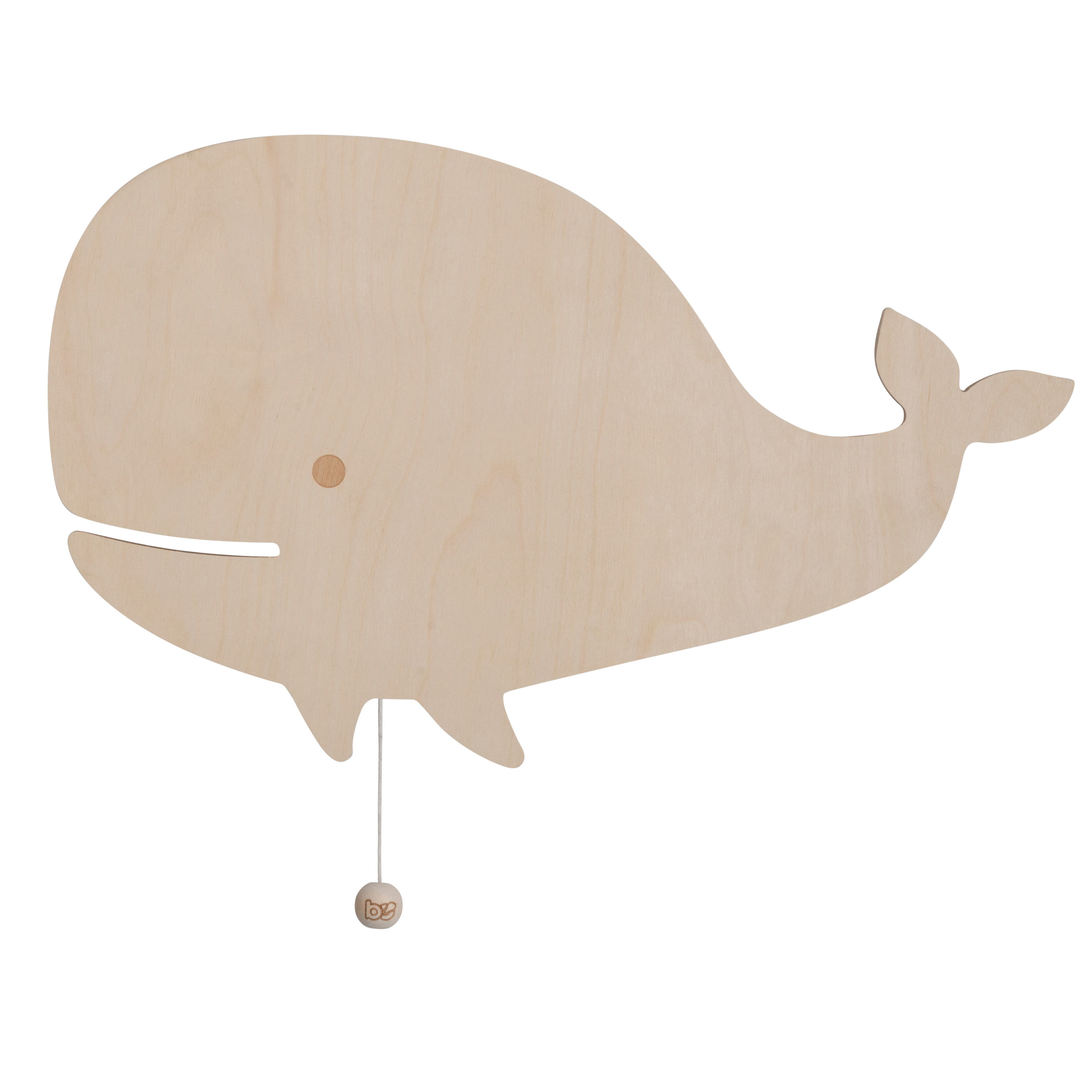 Wandlamp walvis Wonder