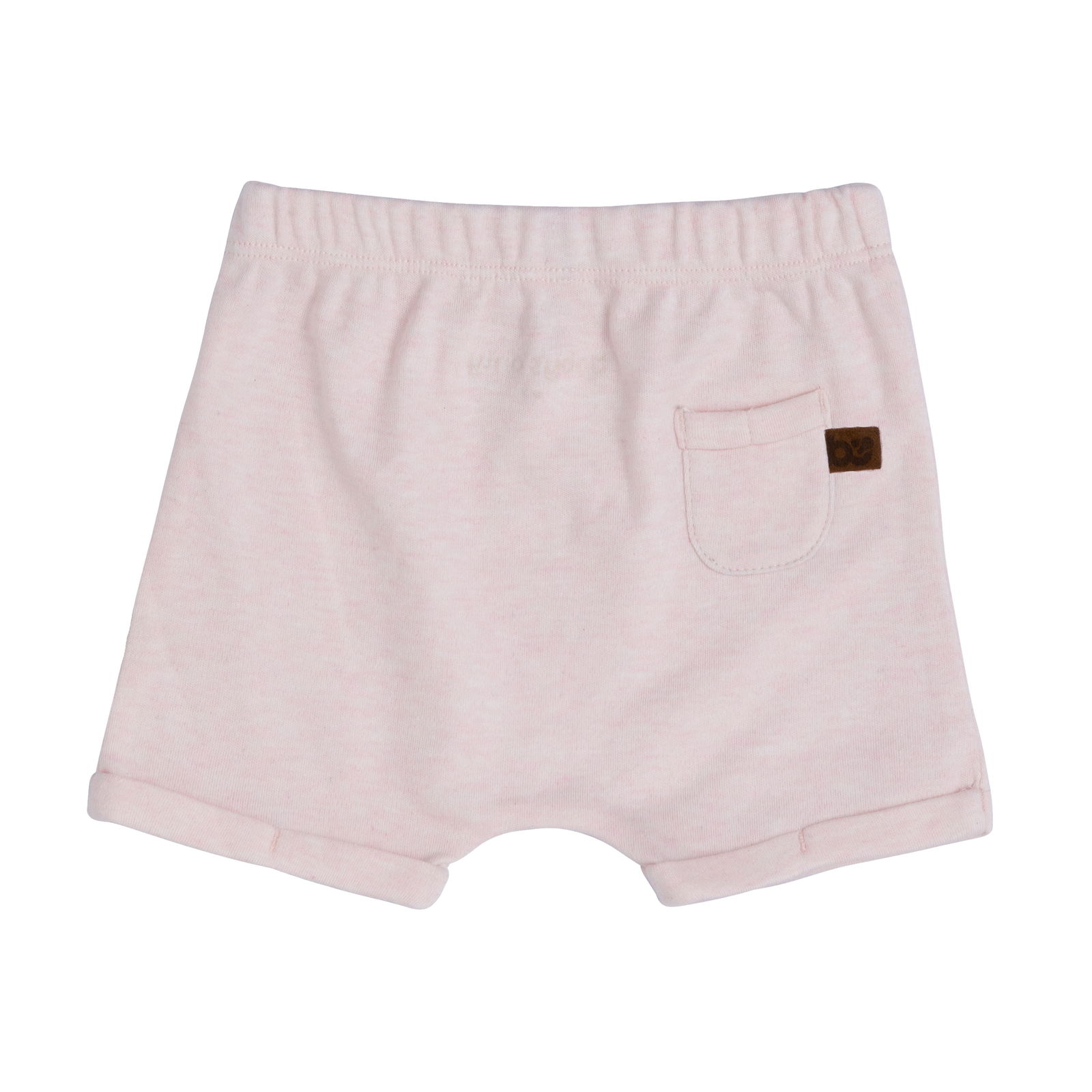 Kort broekje Melange classic roze - 62