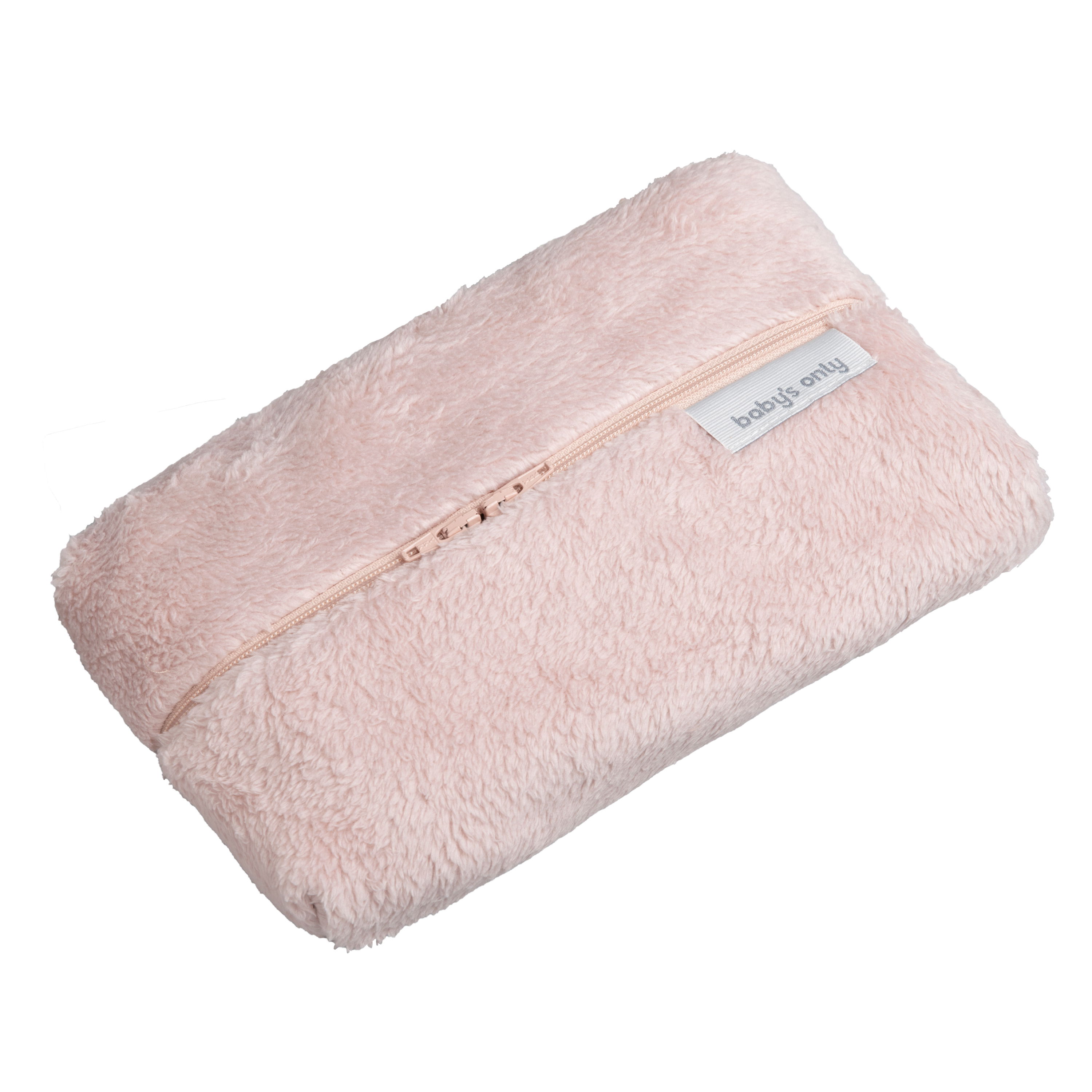 Pochette lingette bébé Cozy vieux rose