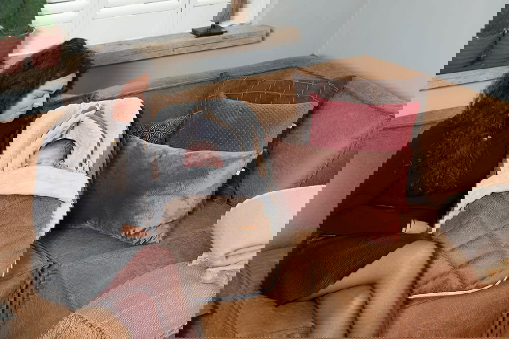 Voetenzak autostoel 0+ Rock taupe