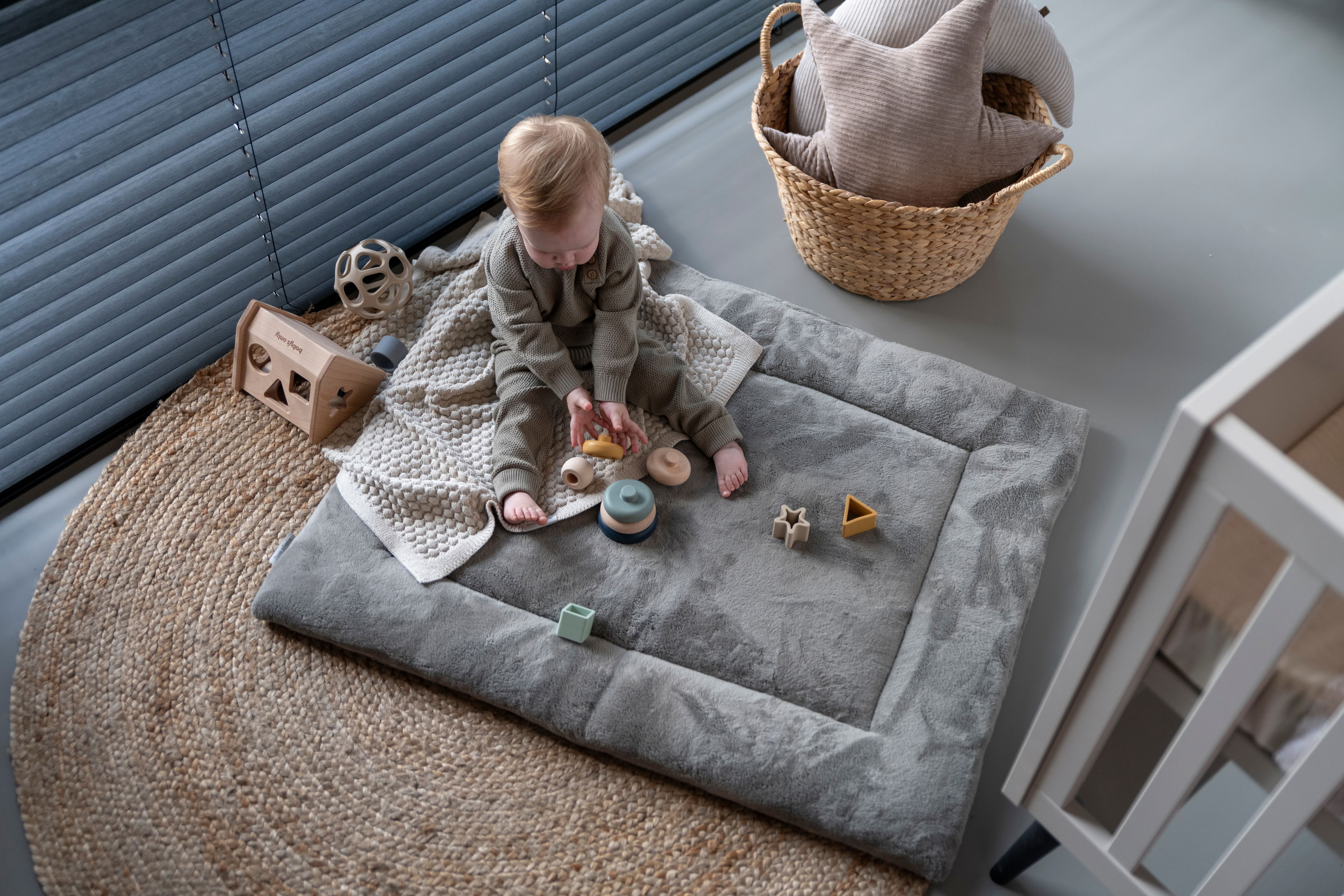 Playpen mat Cozy old pink - 75x95