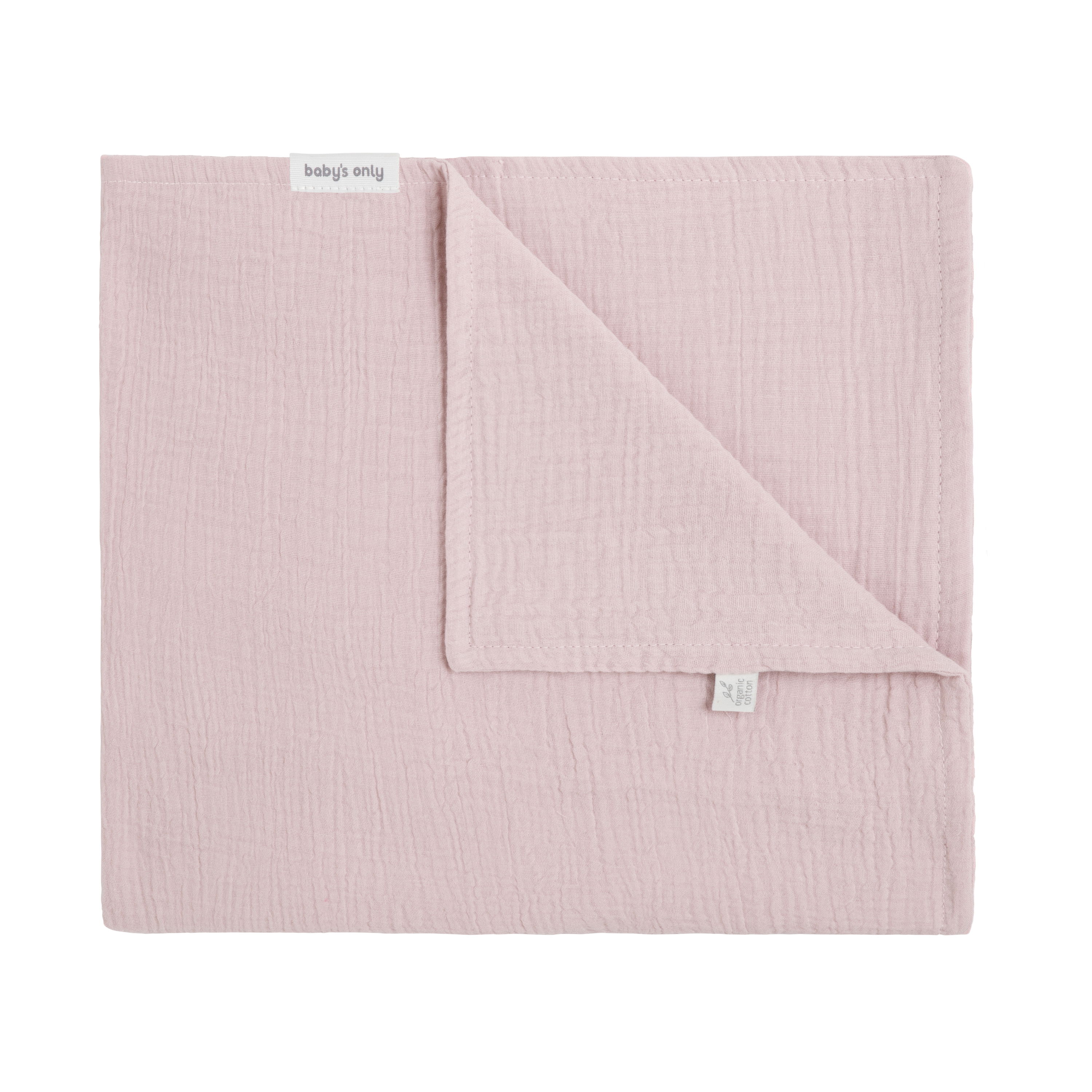 Couverture lit bébé Fresh ECO vieux rose