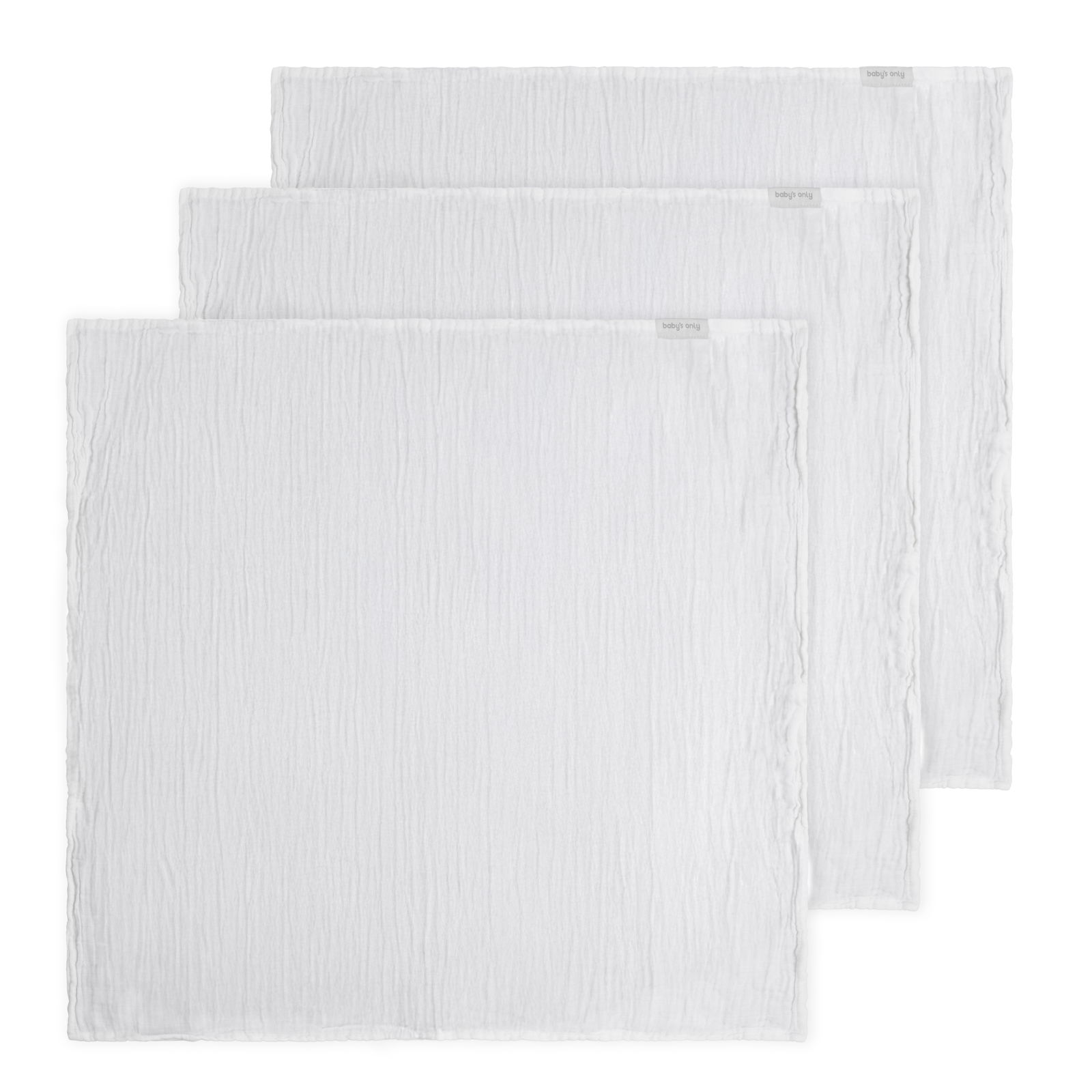 Lange bébé Tender blanc - 115x115 - 3-pack