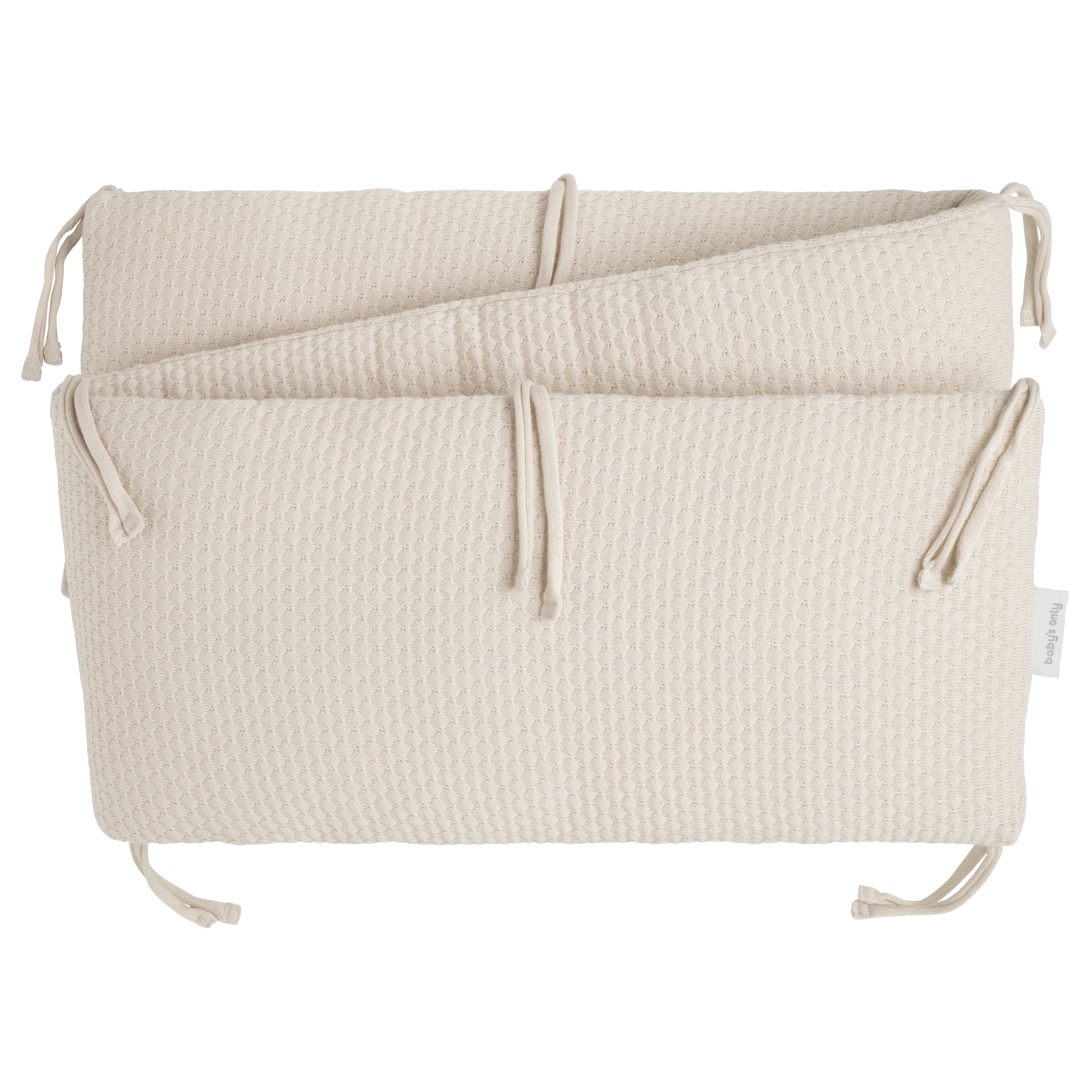 Bed/playpen bumper Sky warm linen