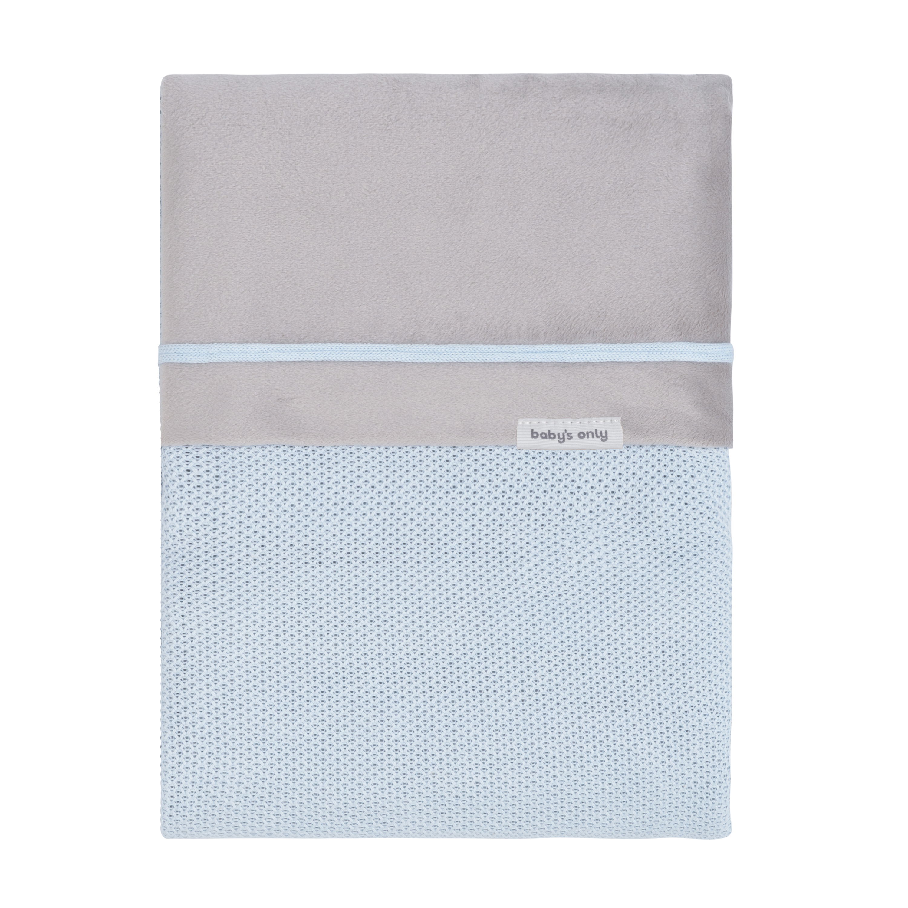 Housse de couette Classic poudre bleu - 100x135