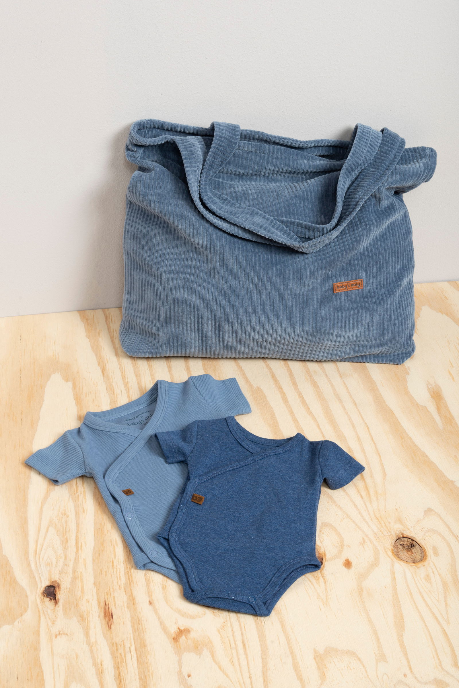 Rompertje Pure vintage blue - 50