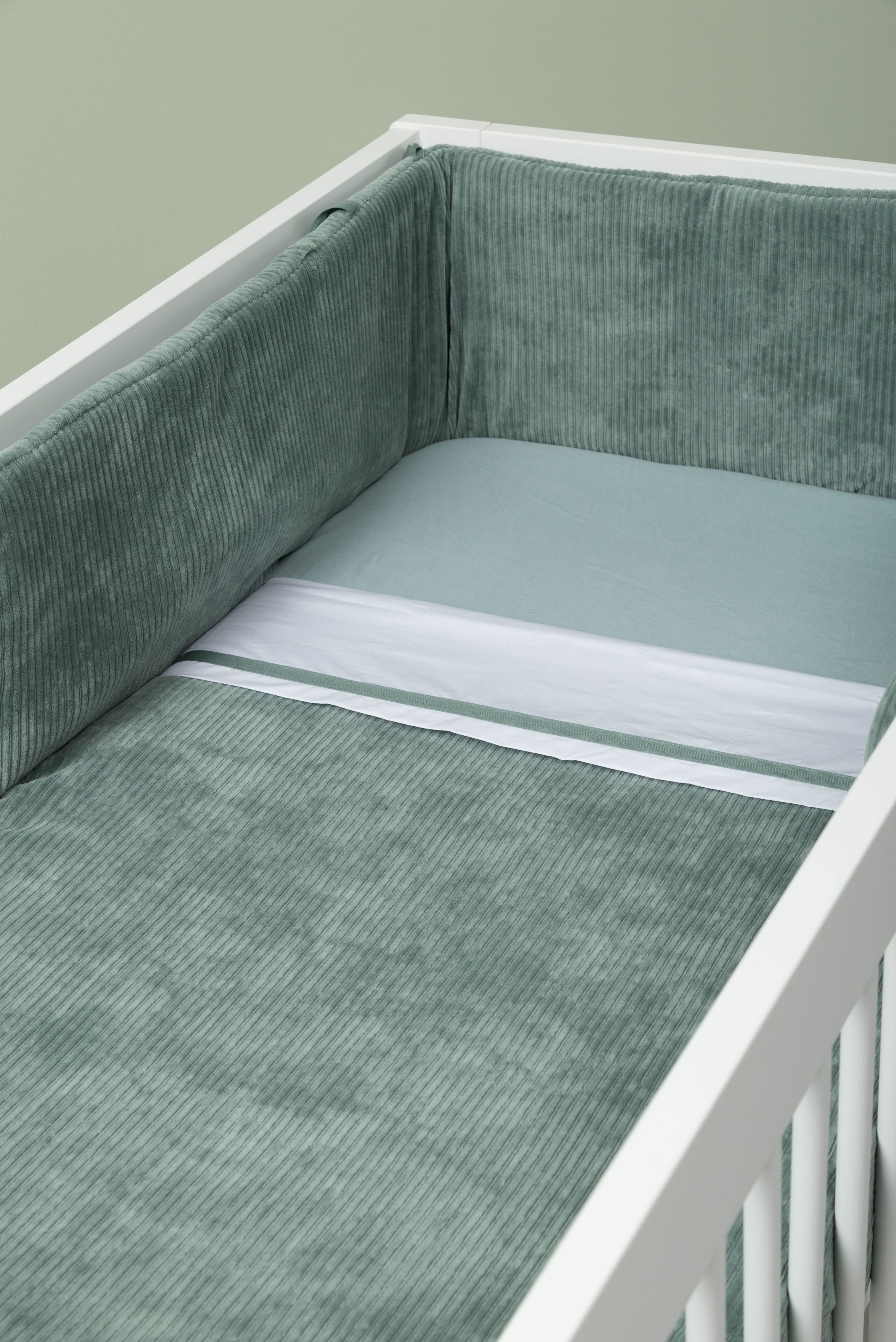 Bed/playpen bumper Sense sea green