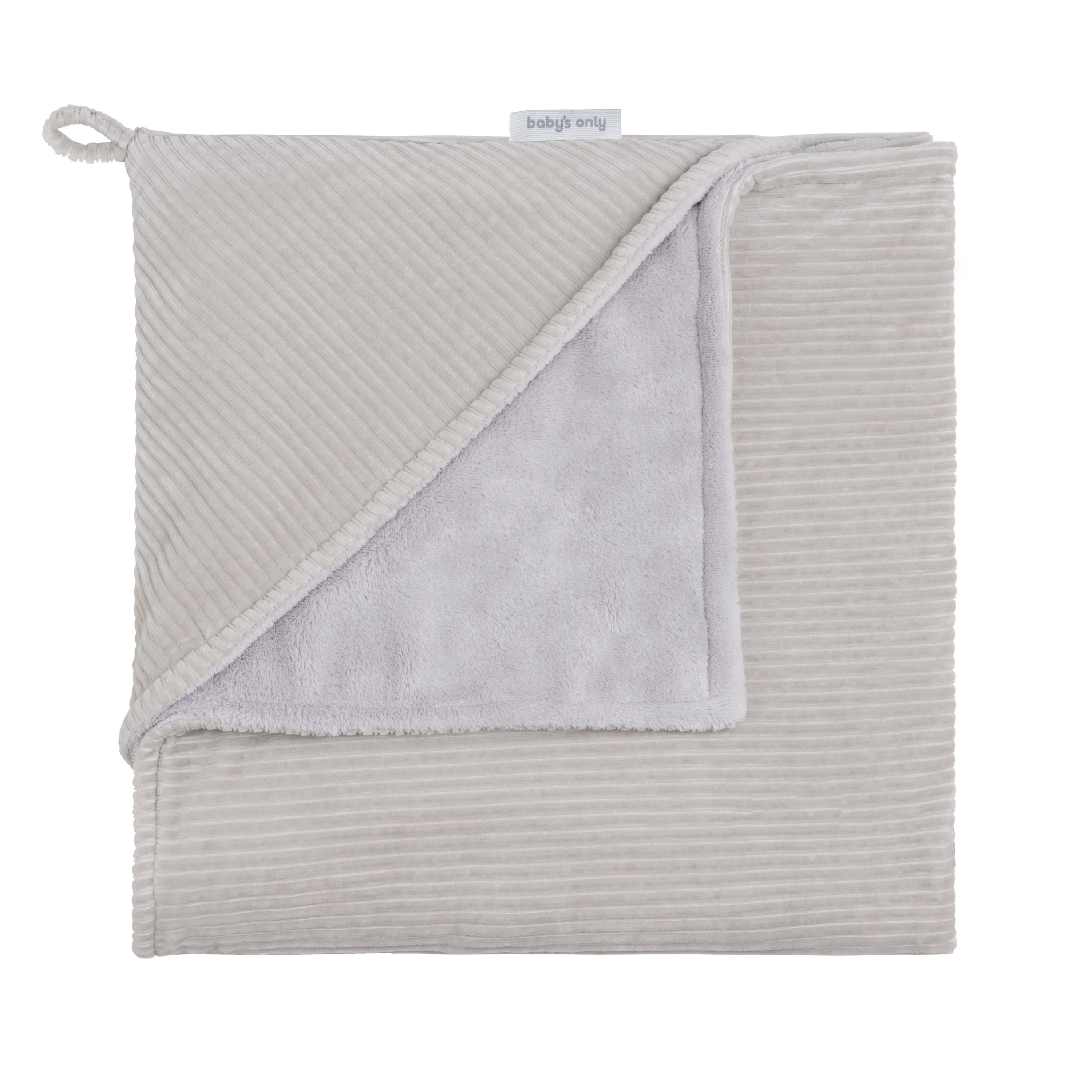 Couverture enveloppante caillou gris