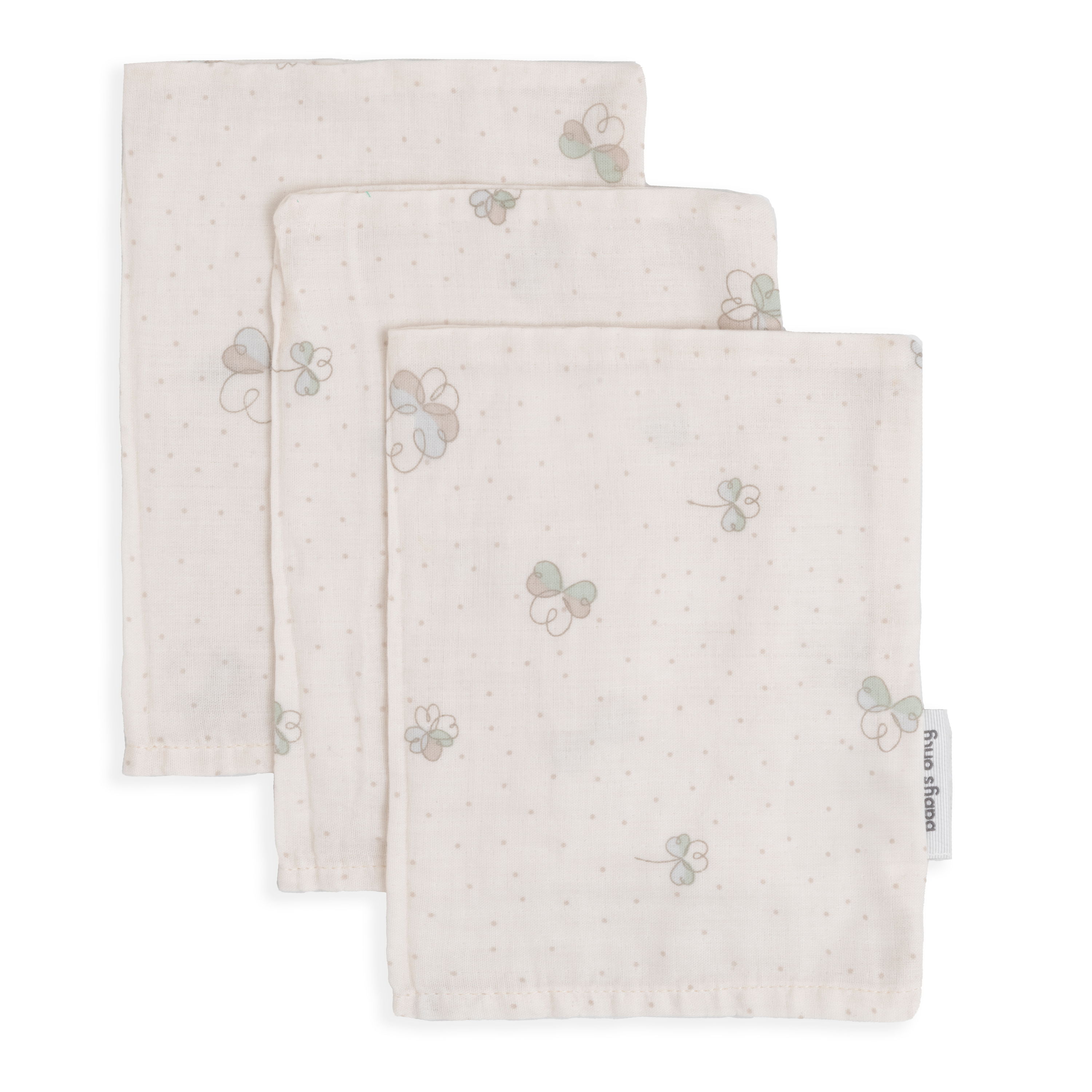 Changing pad cover Tender linen/clover - 45x70 cm - 2-pack