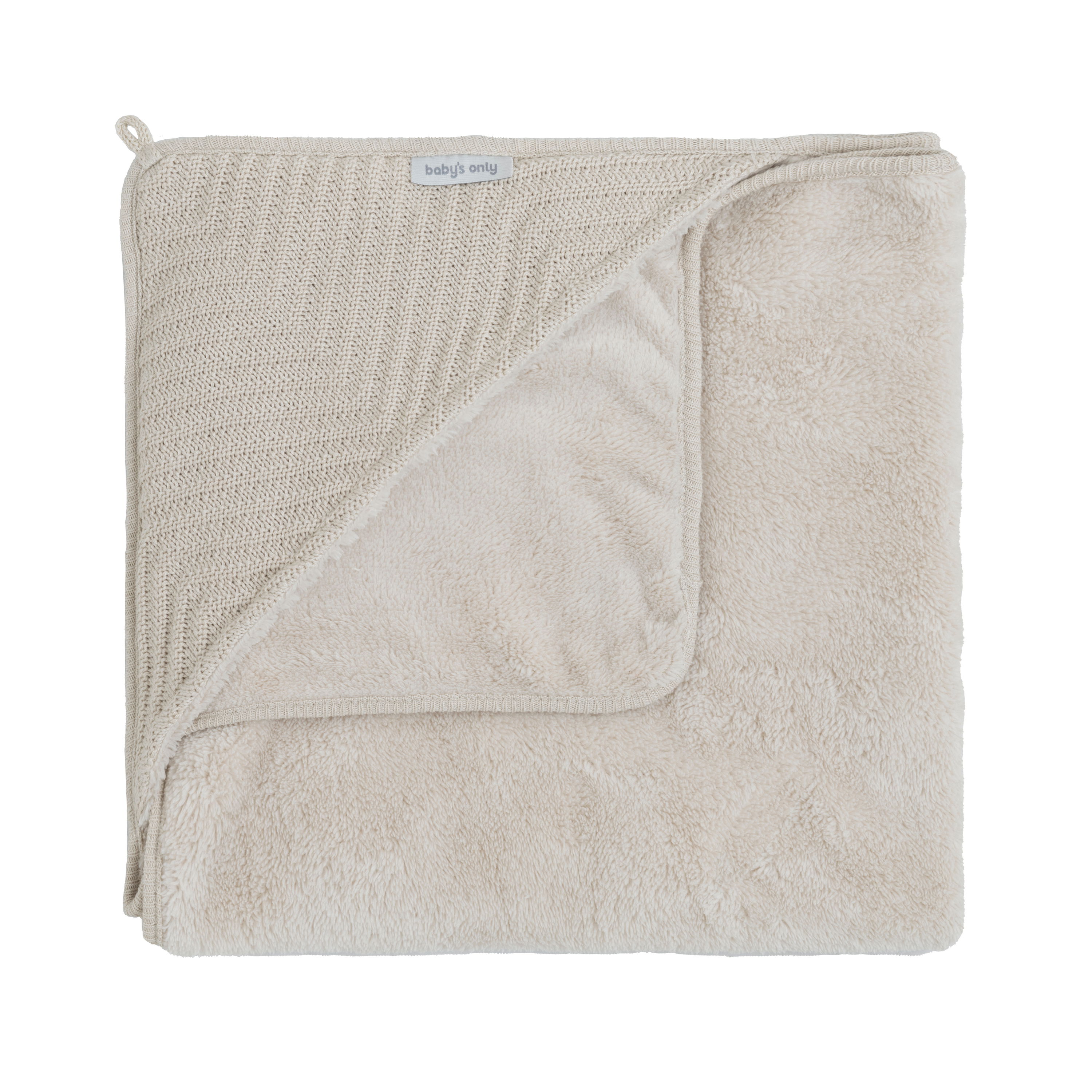 Hooded baby blanket Grace warm linen