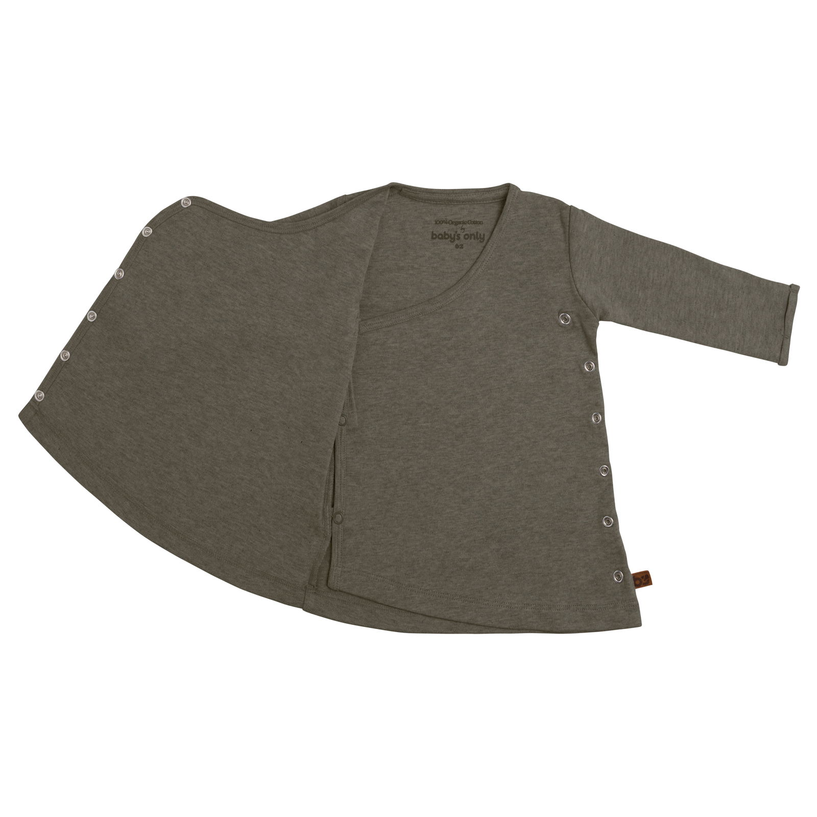 Kleid Melange Khaki - 68