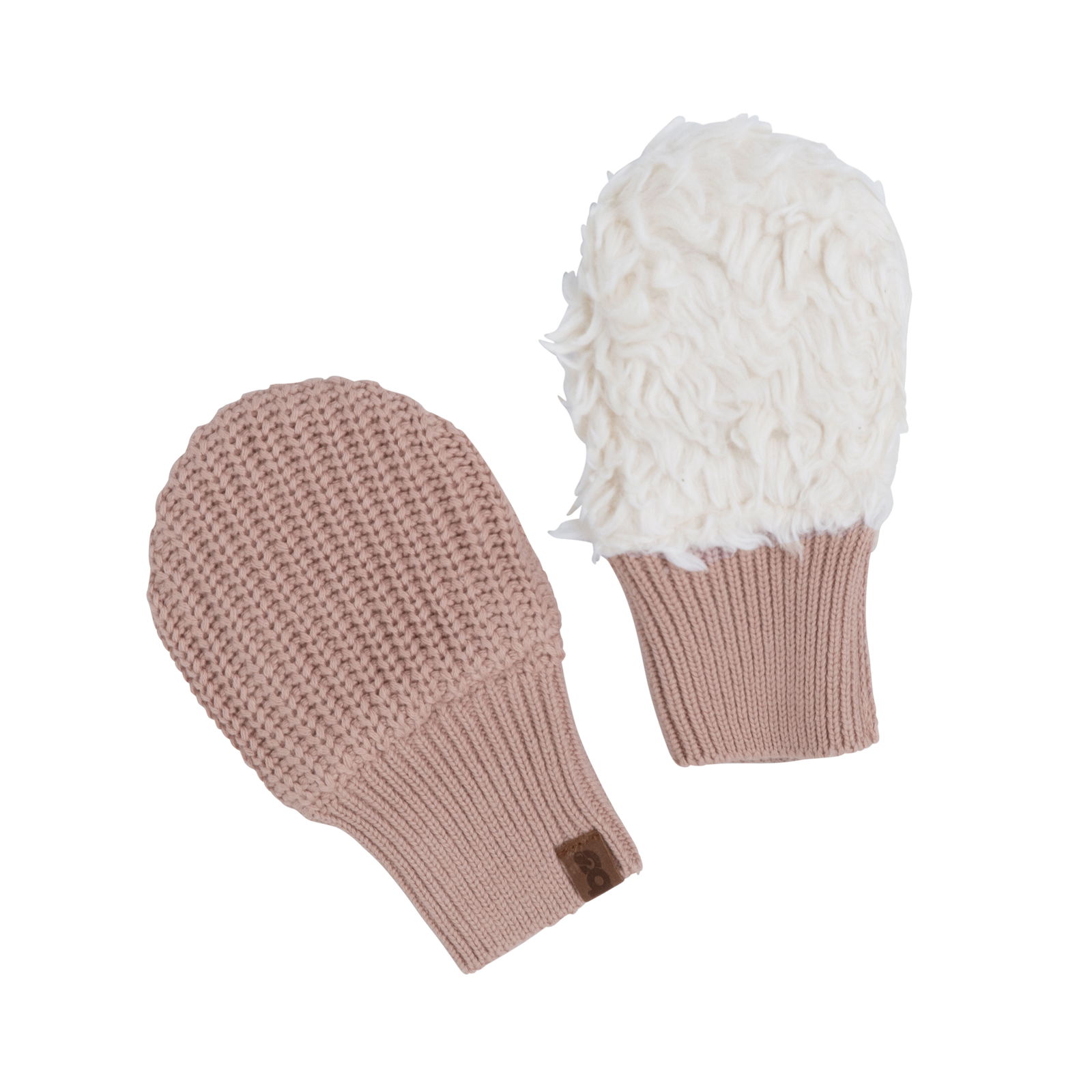 Gloves teddy Soul old pink - 6-12 months